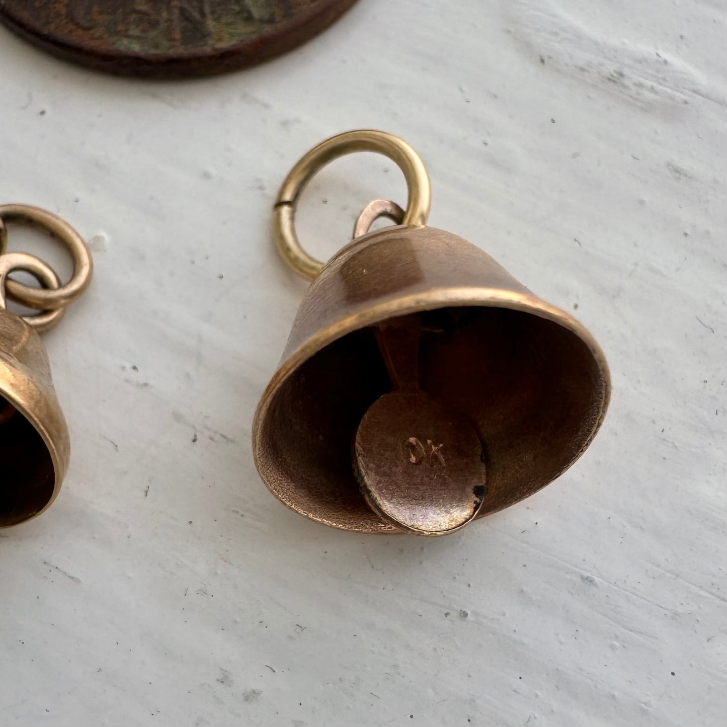 V I N T A G E // with bells on / 10k and 14k bell charms or dainty pendants