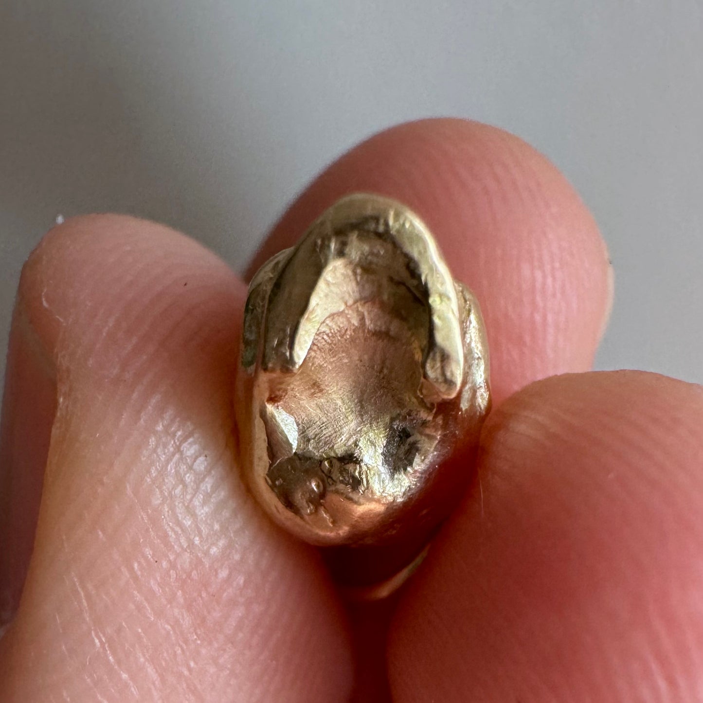 reimagined V I N T A G E // sparkles on my mind / 14k and diamond memento mori skull / a pendant