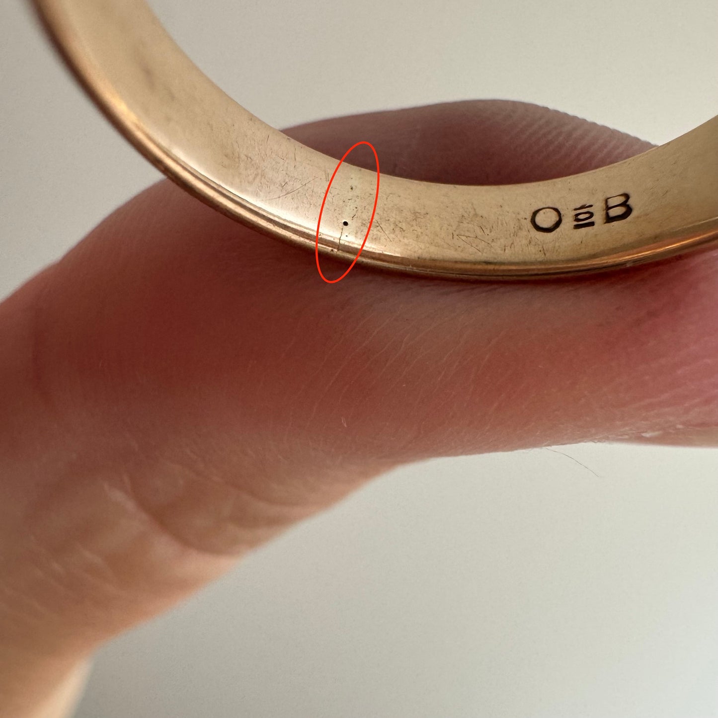 reimagined A N T I Q U E // letting go / 10k rosy gold signet with newly engraved dandelion and diamond / size 8