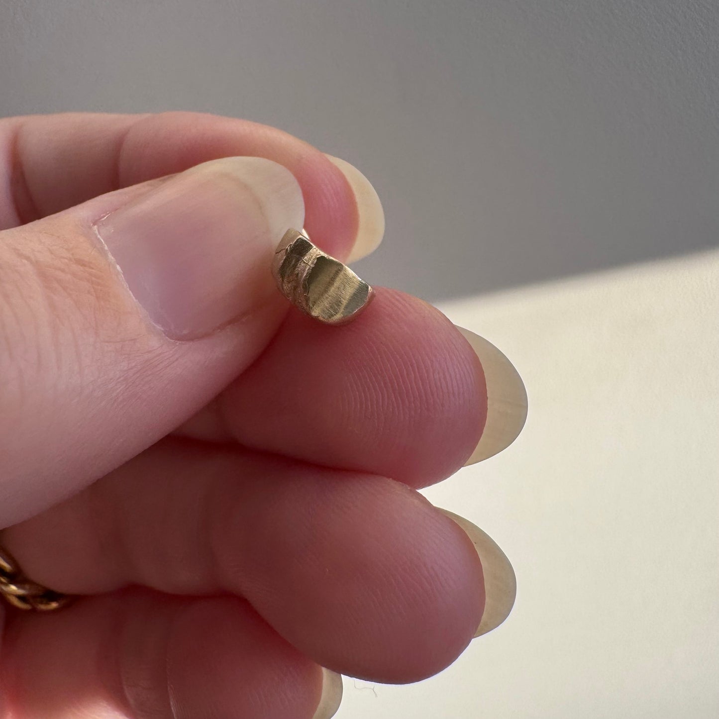 N E W // memento mori grin / 14k yellow gold skull with diamond eyes / a pendant or charm