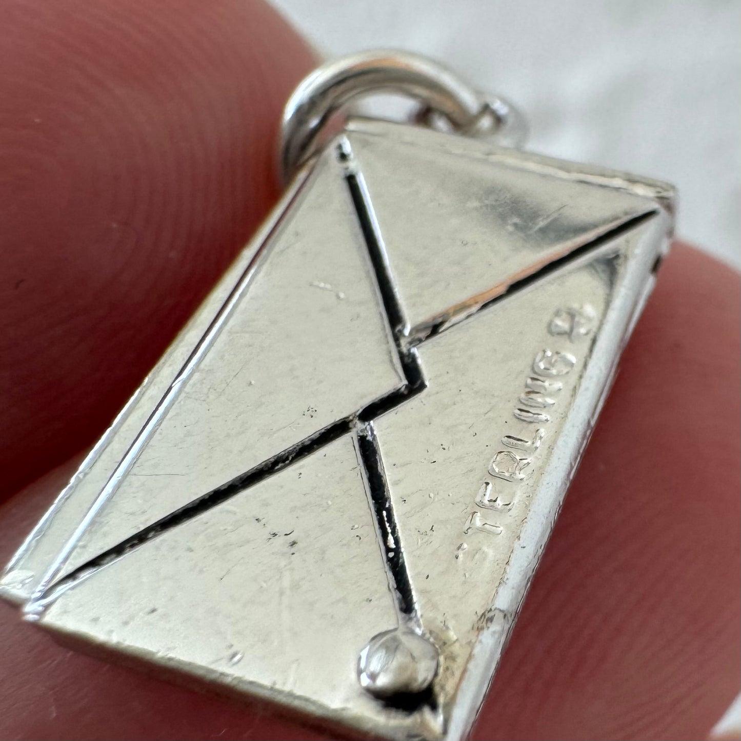 V I N T A G E // sassy report card / rhodium plated sterling silver report card / a charm