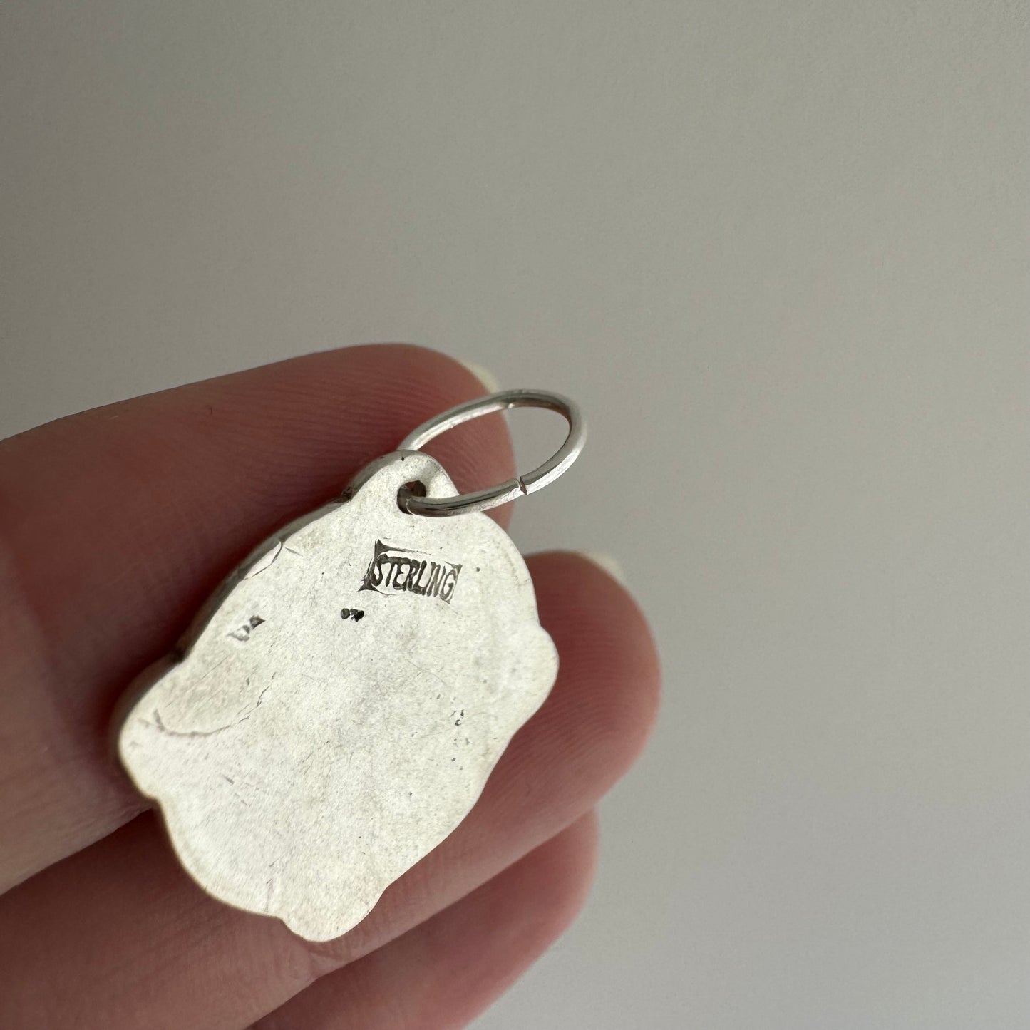 P R E - L O V E D // fabulous framed femme / sterling silver art nouveau style goddess / a pendant