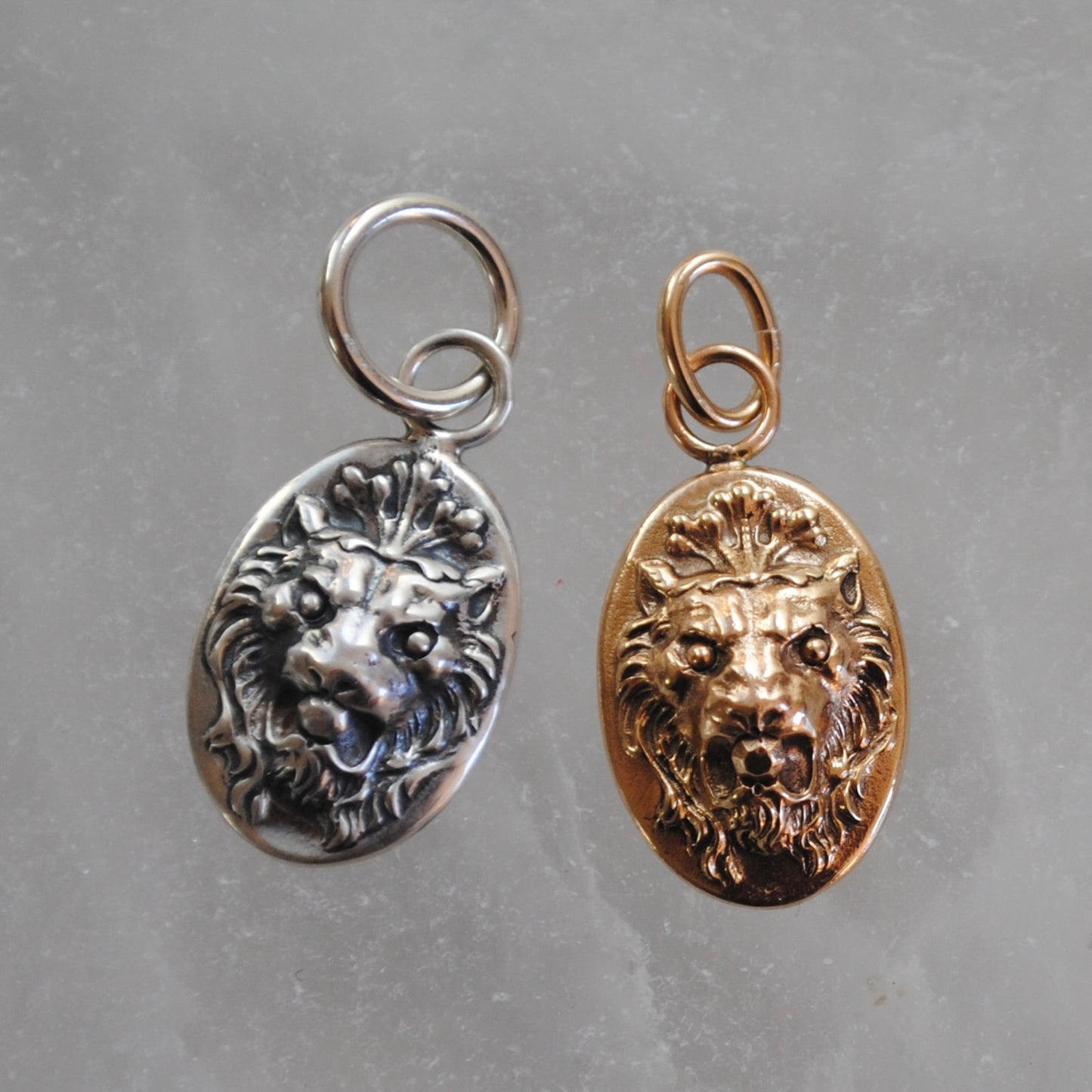 N E W // mystic courage / 14k yellow gold or sterling silver mythical lion