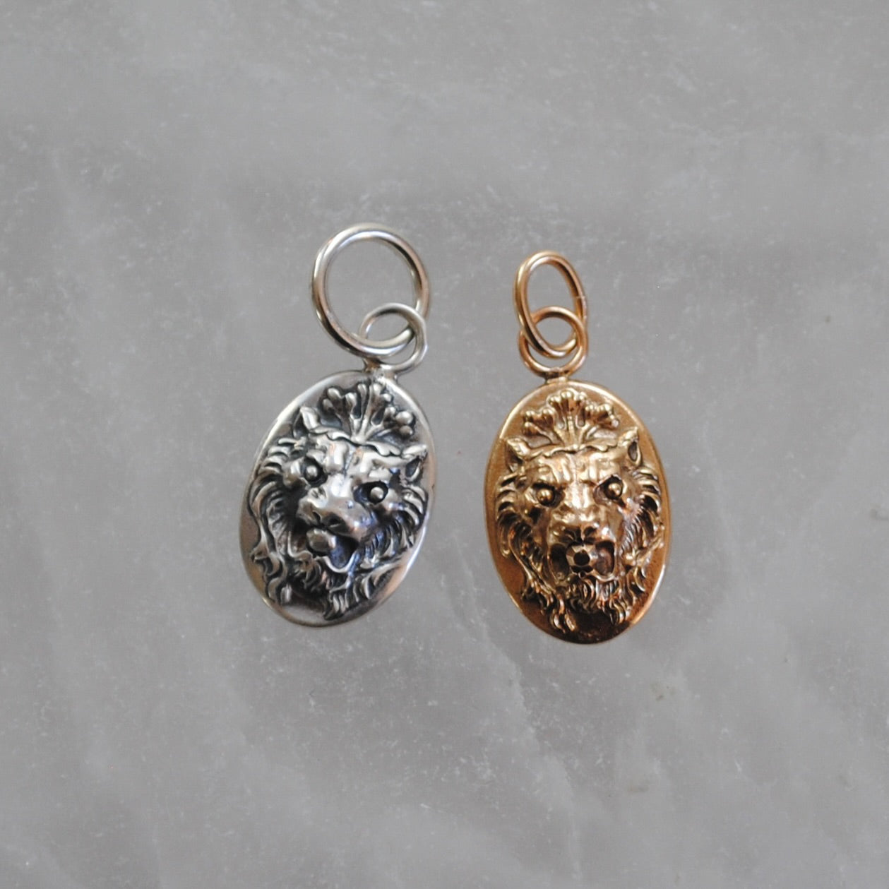 N E W // mystic courage / 14k yellow gold or sterling silver mythical lion