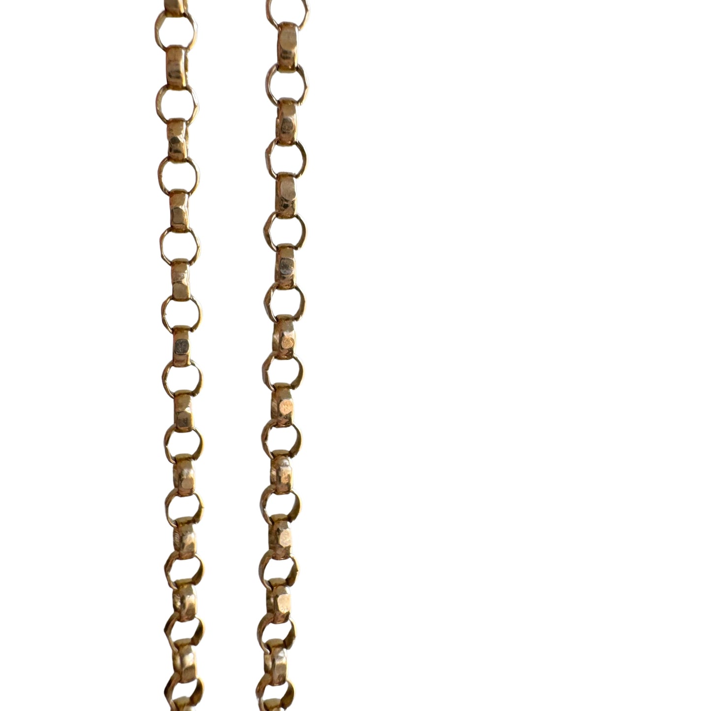 V I N T A G E // dainty rolo / 14k yellow gold rolo chain / 20.75", 2.6g