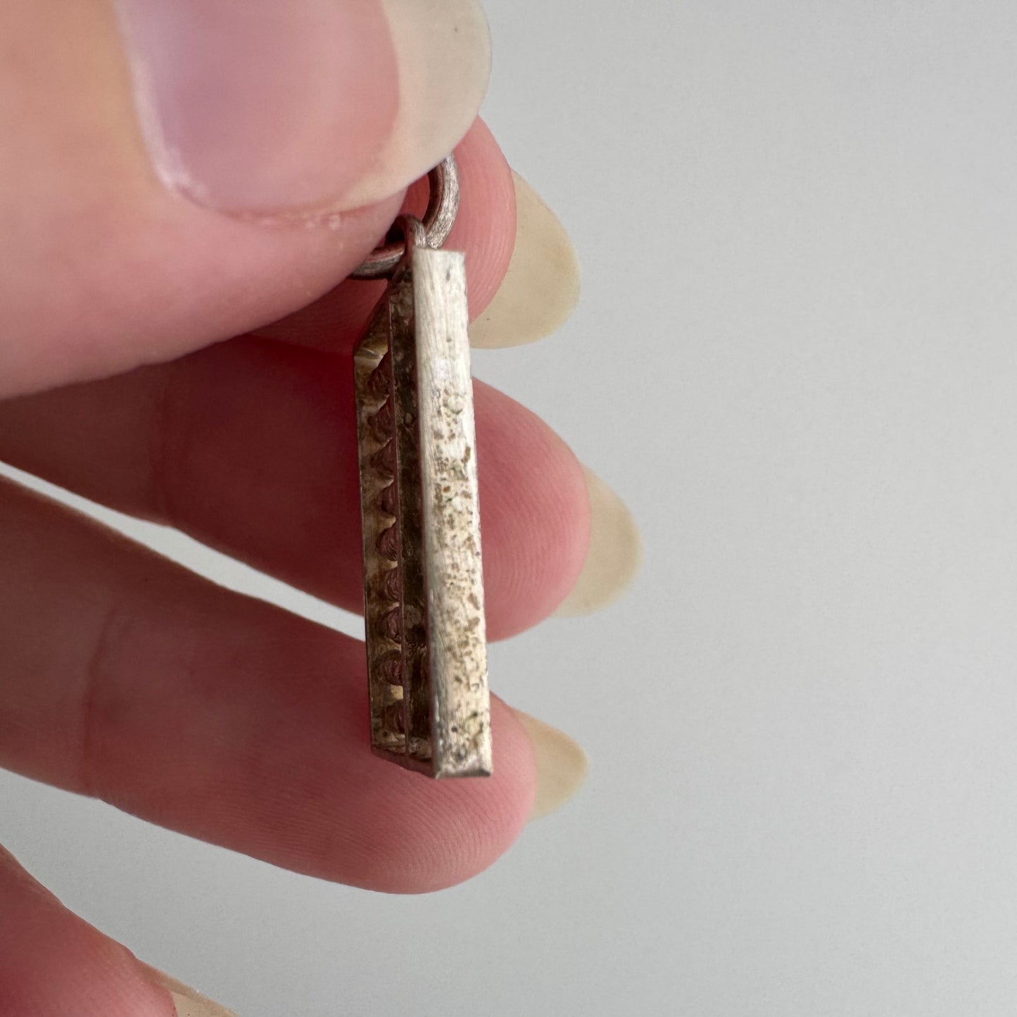 V I N T A G E // count your blessings / sterling silver and miniature abacus / a pendant