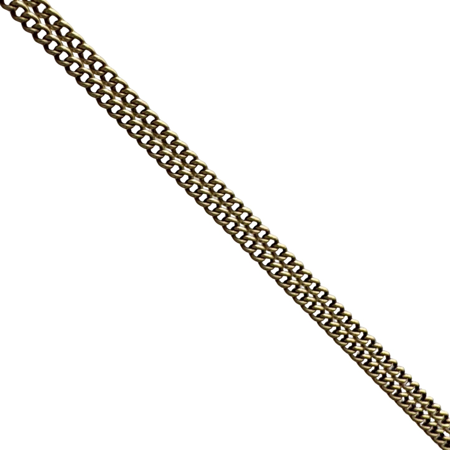 V I N T A G E // dream curb / 14k yellow gold dainty sturdy curb chain / almost 26", 6.8g