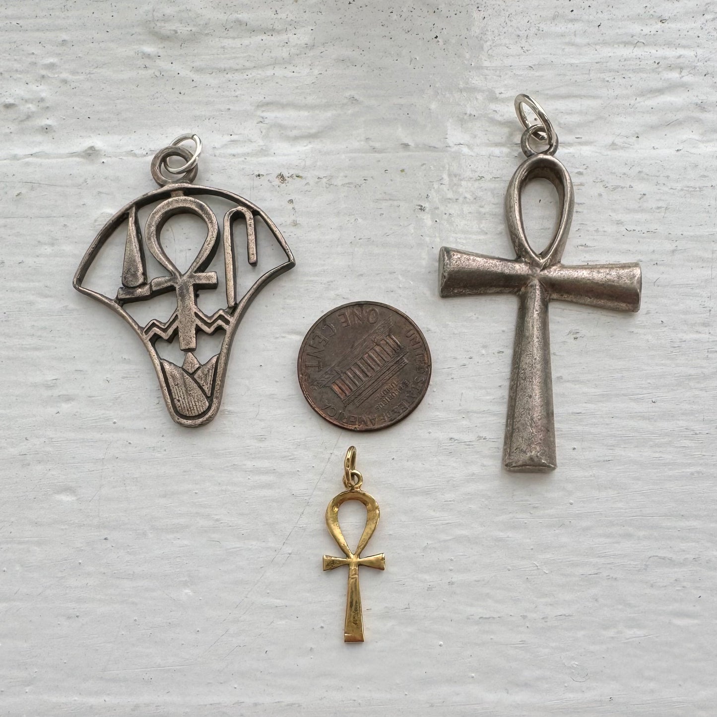 V I N T A G E // key of life / three vintage ankh options / pendants