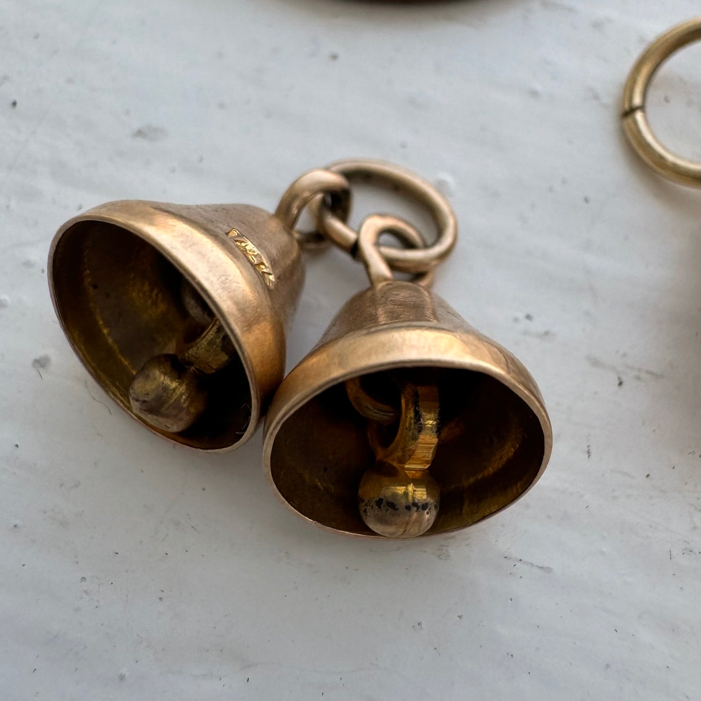 V I N T A G E // with bells on / 10k and 14k bell charms or dainty pendants