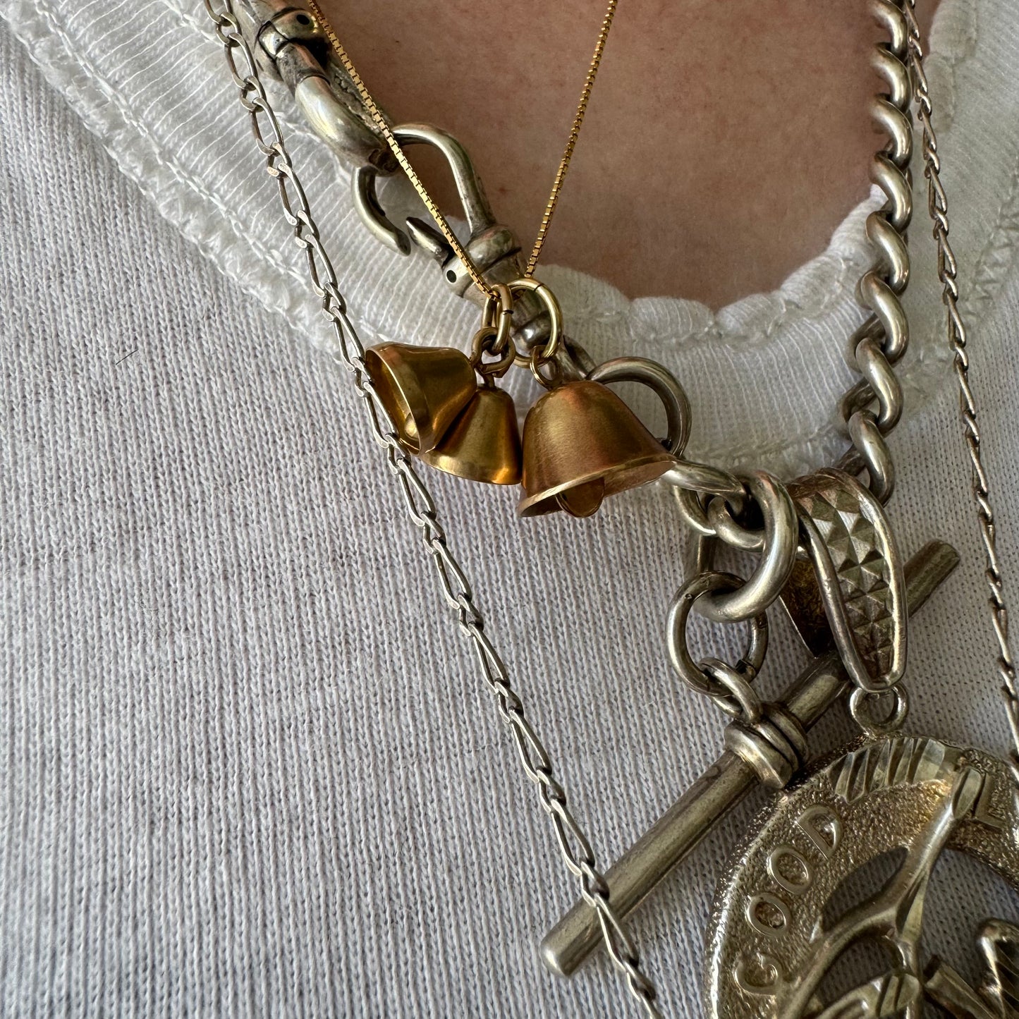 V I N T A G E // with bells on / 10k and 14k bell charms or dainty pendants