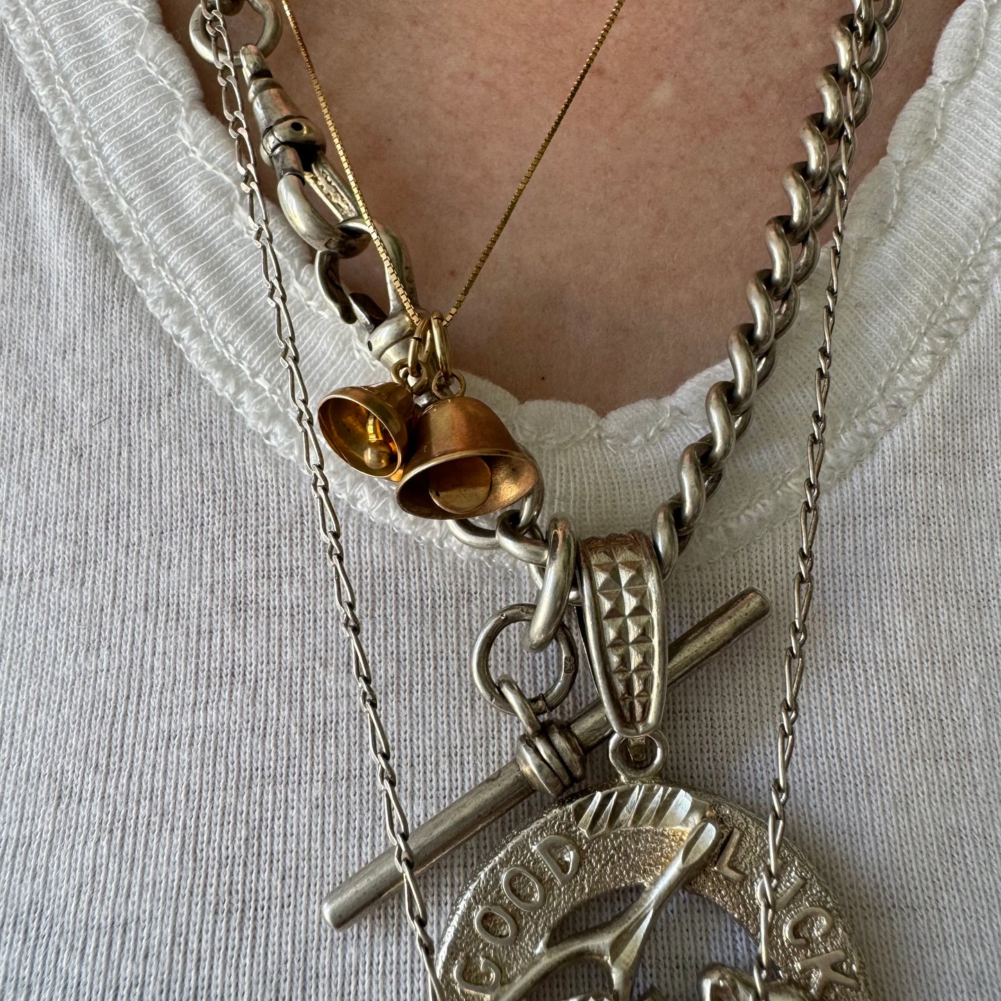 V I N T A G E // with bells on / 10k and 14k bell charms or dainty pendants