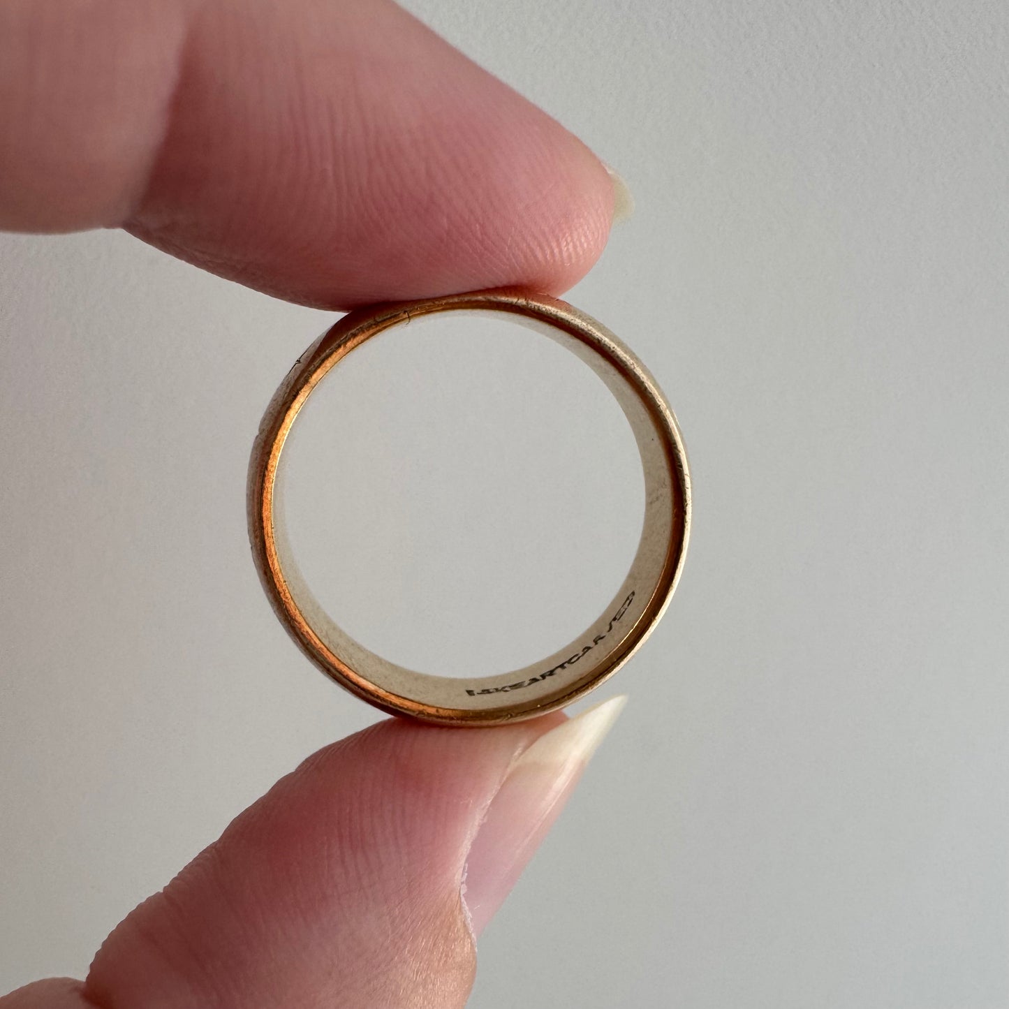 reimagined V I N T A G E // the best witch / 14k and diamond starburst eternity band with a witch flying on a broom / size 8ish