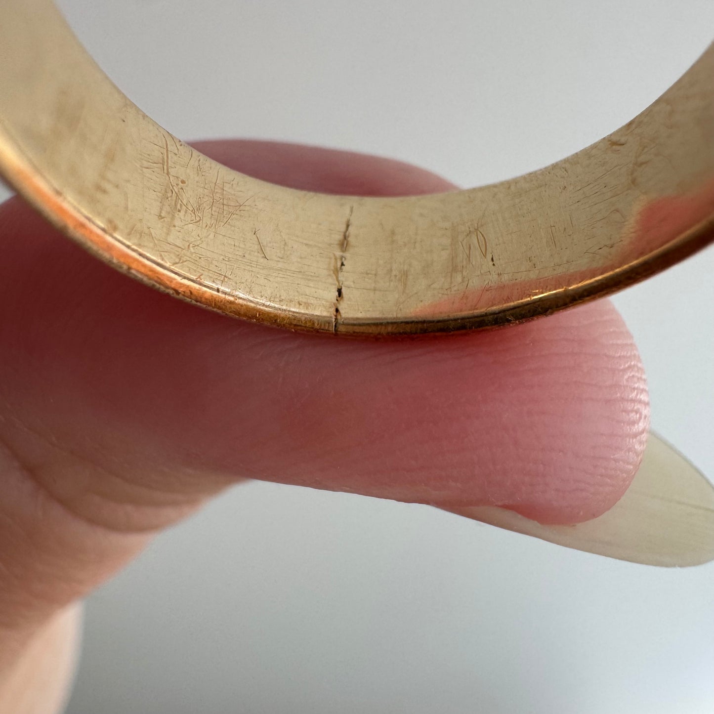 reimagined V I N T A G E // the best witch / 14k and diamond starburst eternity band with a witch flying on a broom / size 8ish