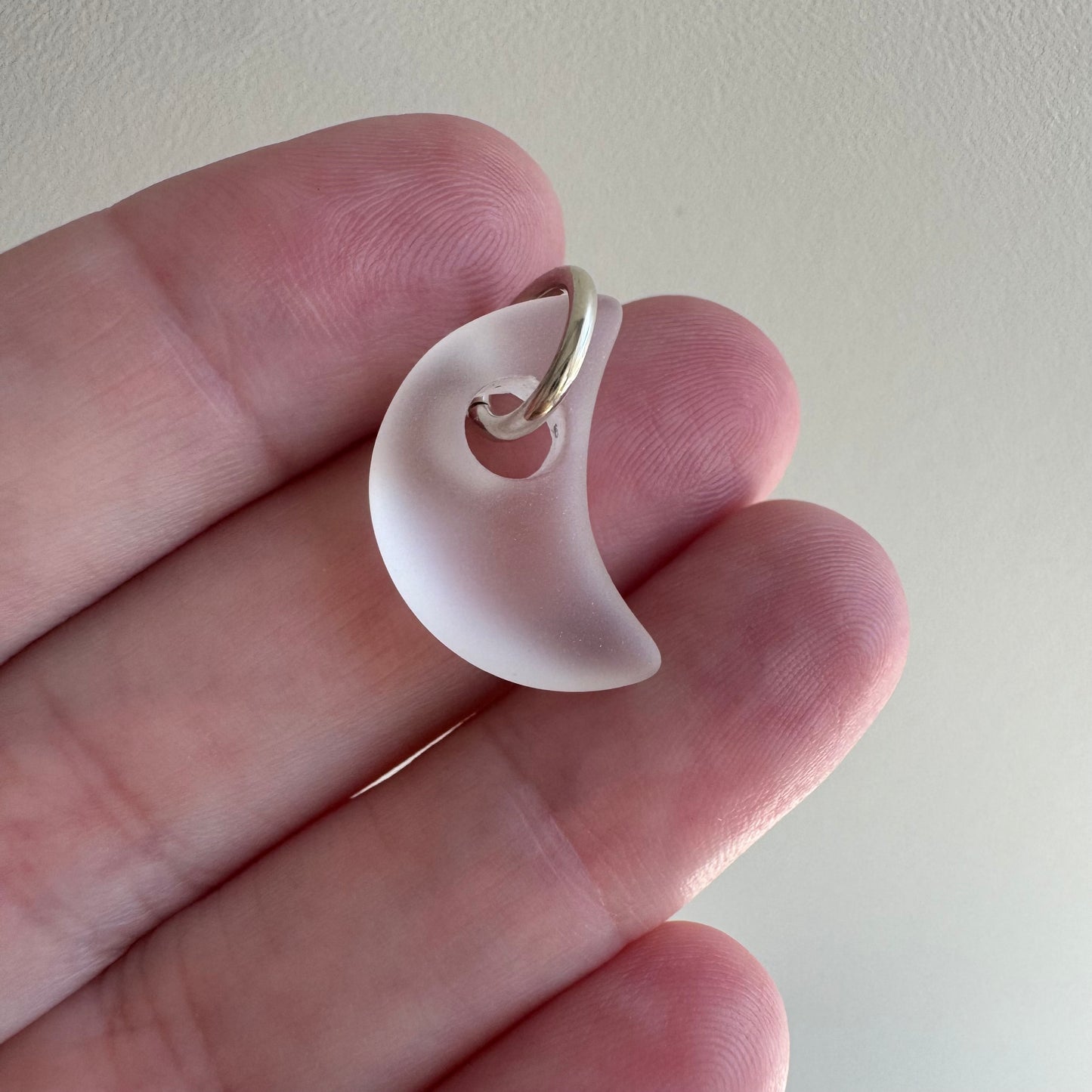 D E A D S T O C K // plump stones / sterling silver and rock crystal donut bead / pendants