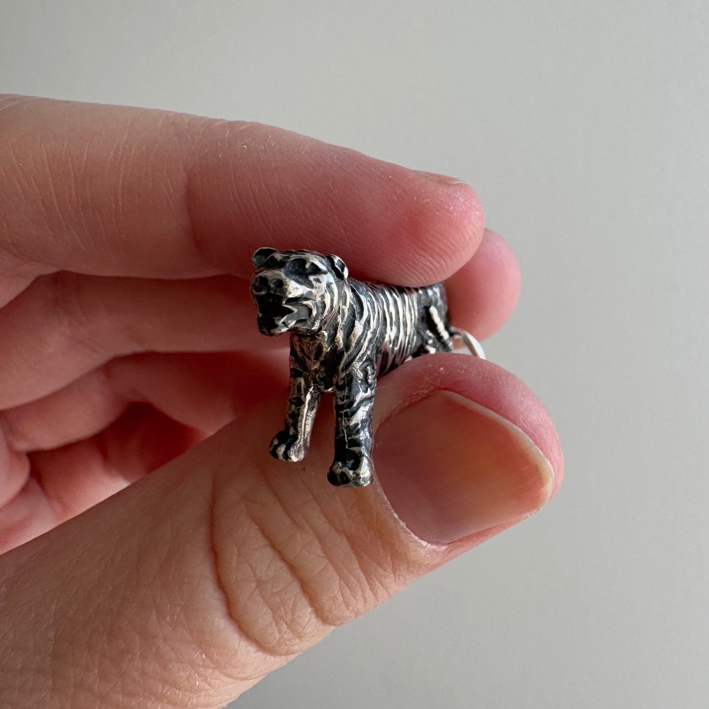 N E W // tiger roar / sterling silver dynamic tiger / a pendant