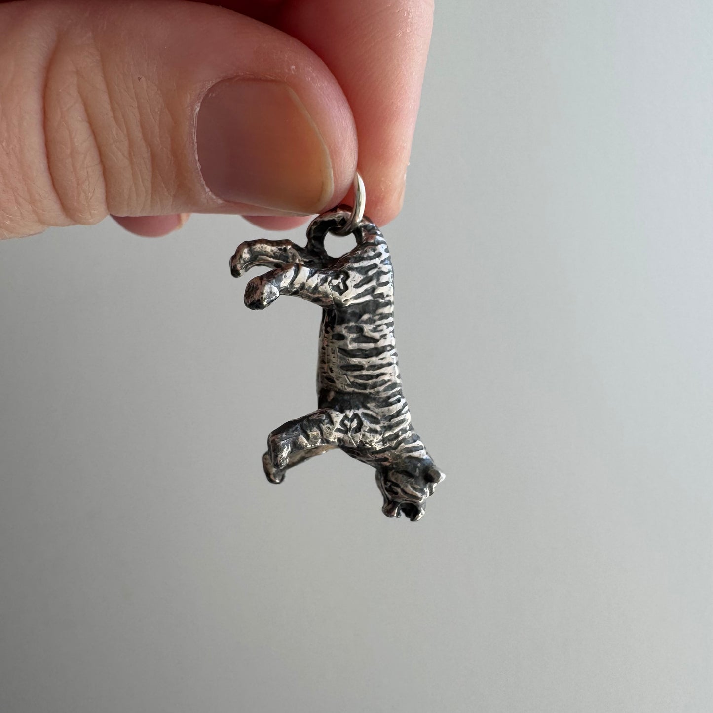 N E W // tiger roar / sterling silver dynamic tiger / a pendant