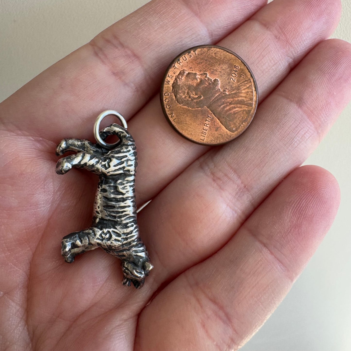 N E W // tiger roar / sterling silver dynamic tiger / a pendant