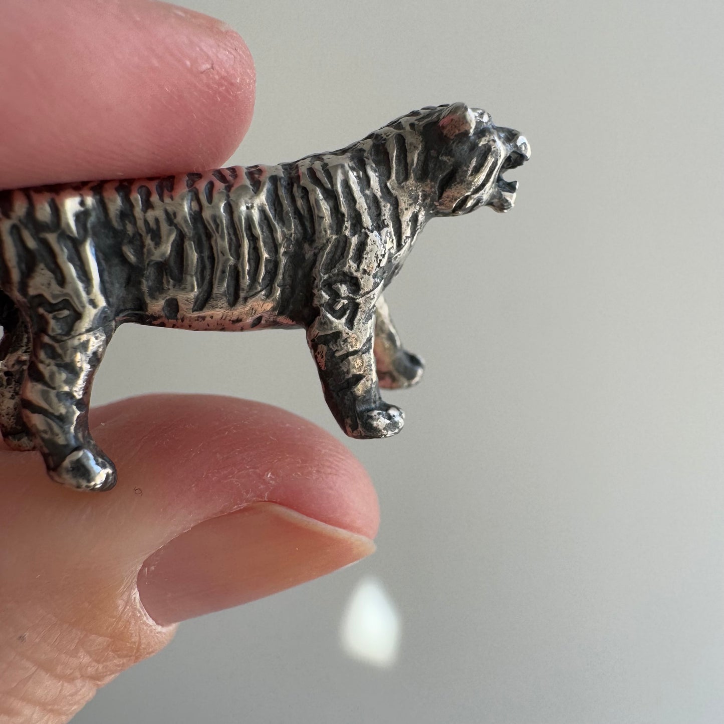 N E W // tiger roar / sterling silver dynamic tiger / a pendant