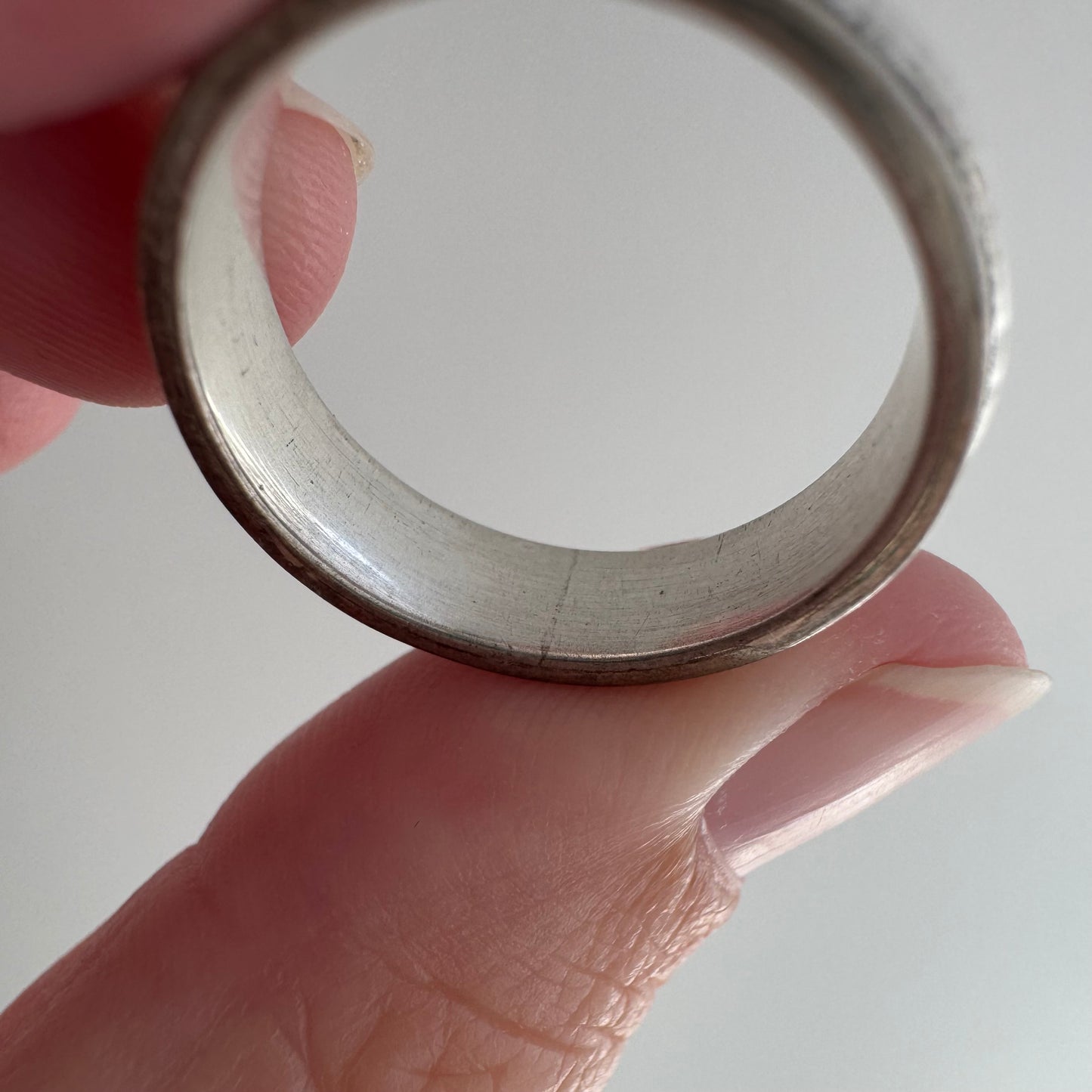 V I N T A G E // celestial fidget / sterling silver star and moon spinner ring / 6.5-7