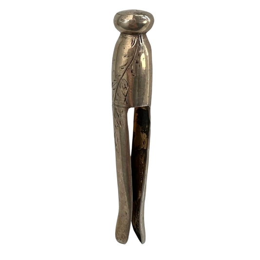 A N T I Q U E // finest clothespin / sterling silver edwardian era clothespin / for pinning things together