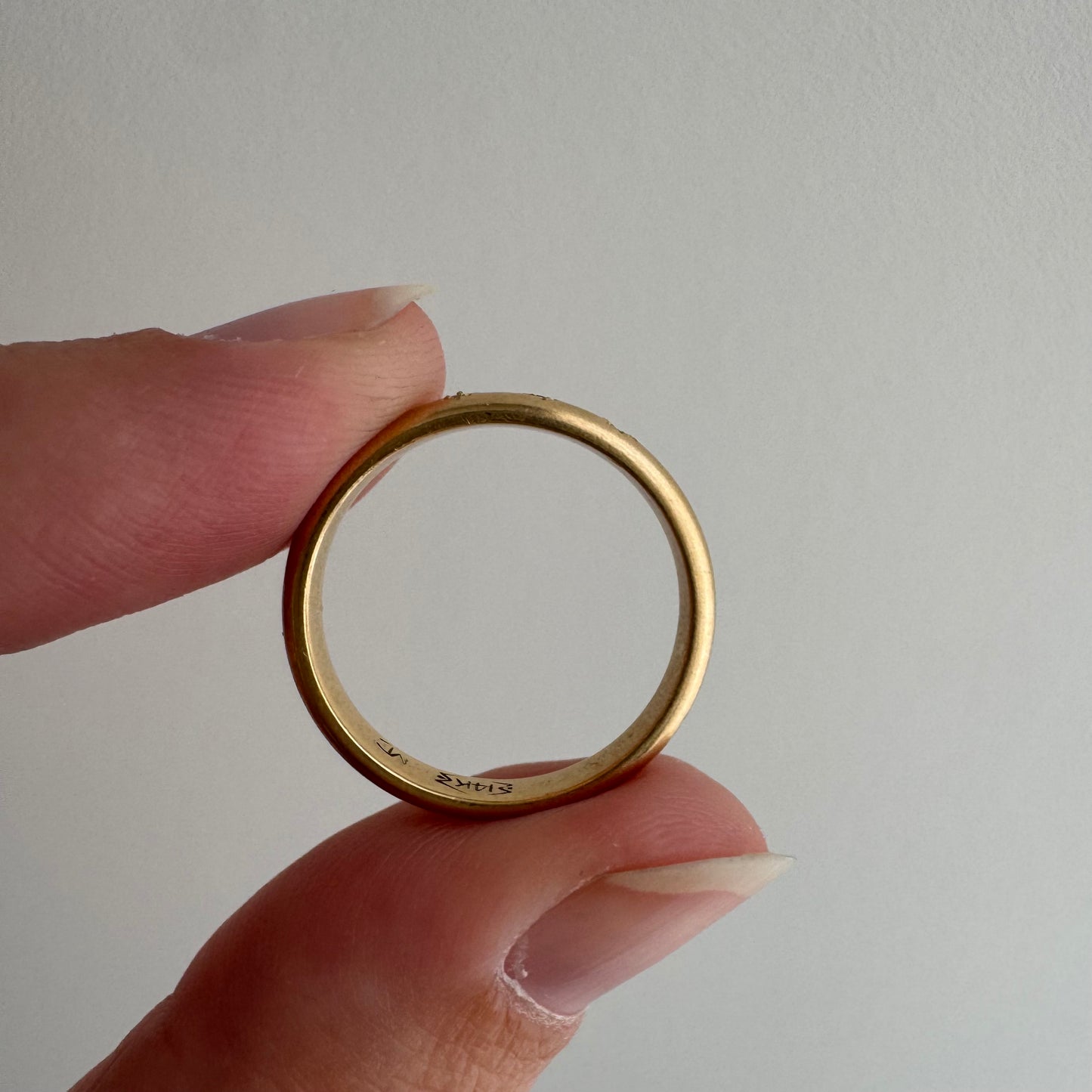 reimagined V I N T A G E // star story / 14k band with three new star-set diamonds / size 5.5