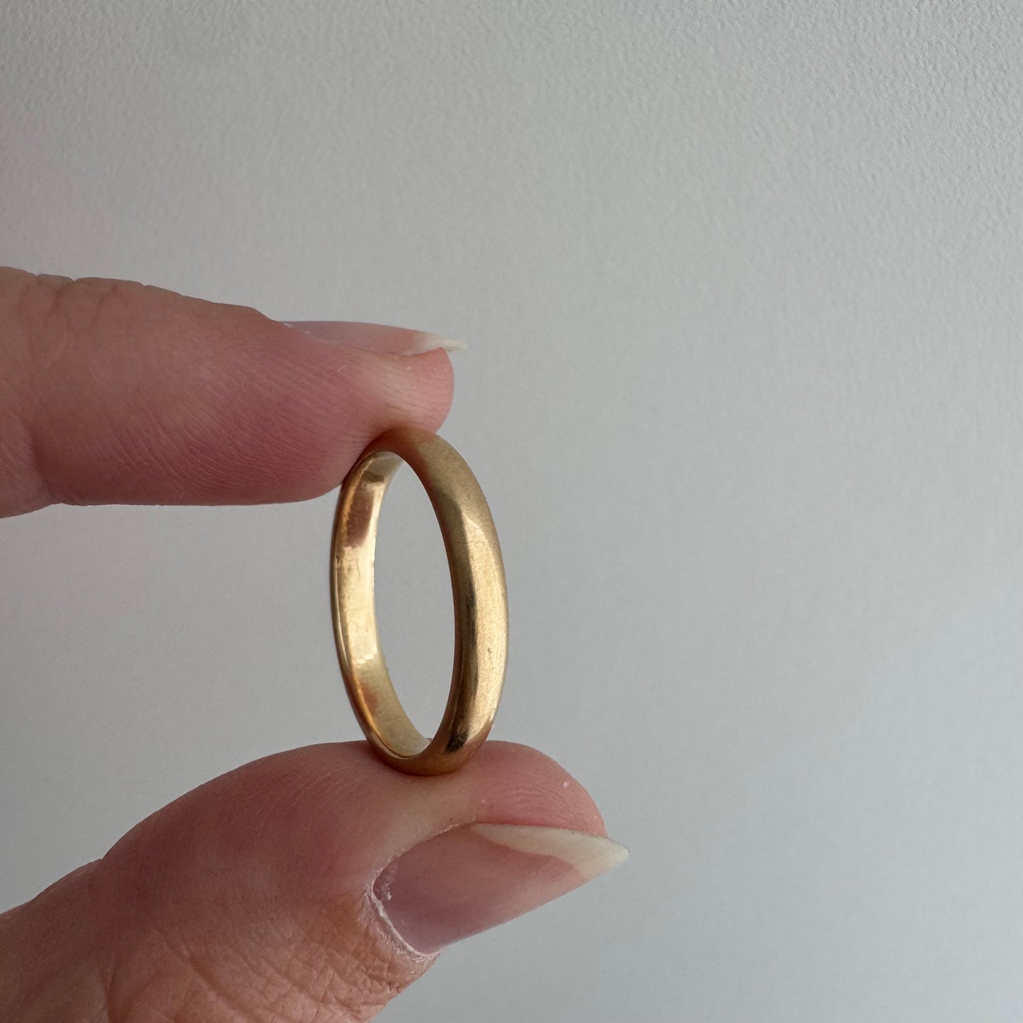 reimagined V I N T A G E // star story / 14k band with three new star-set diamonds / size 5.5