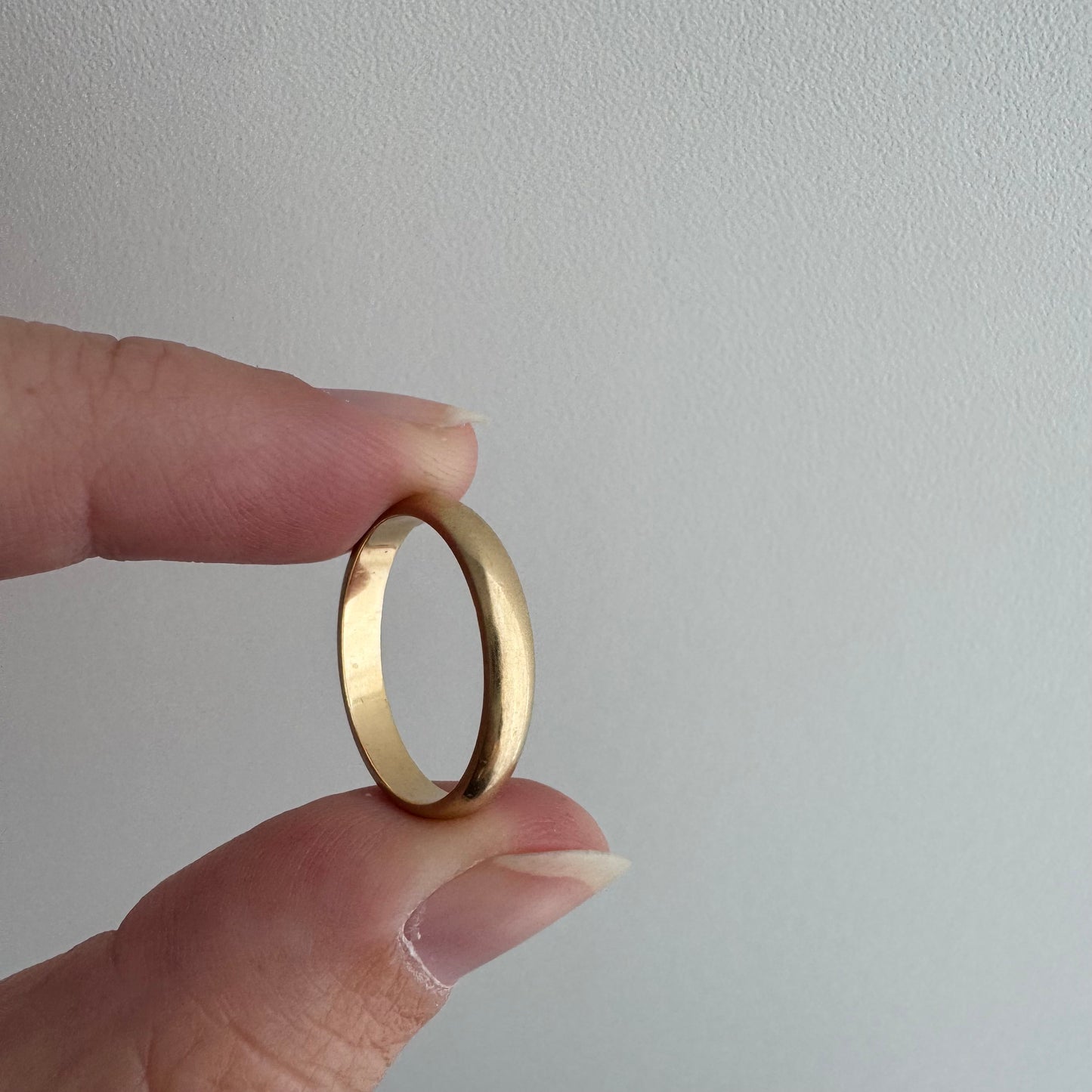 reimagined V I N T A G E // star story / 14k 2.9mm band with three new star-set diamonds / size 5.5