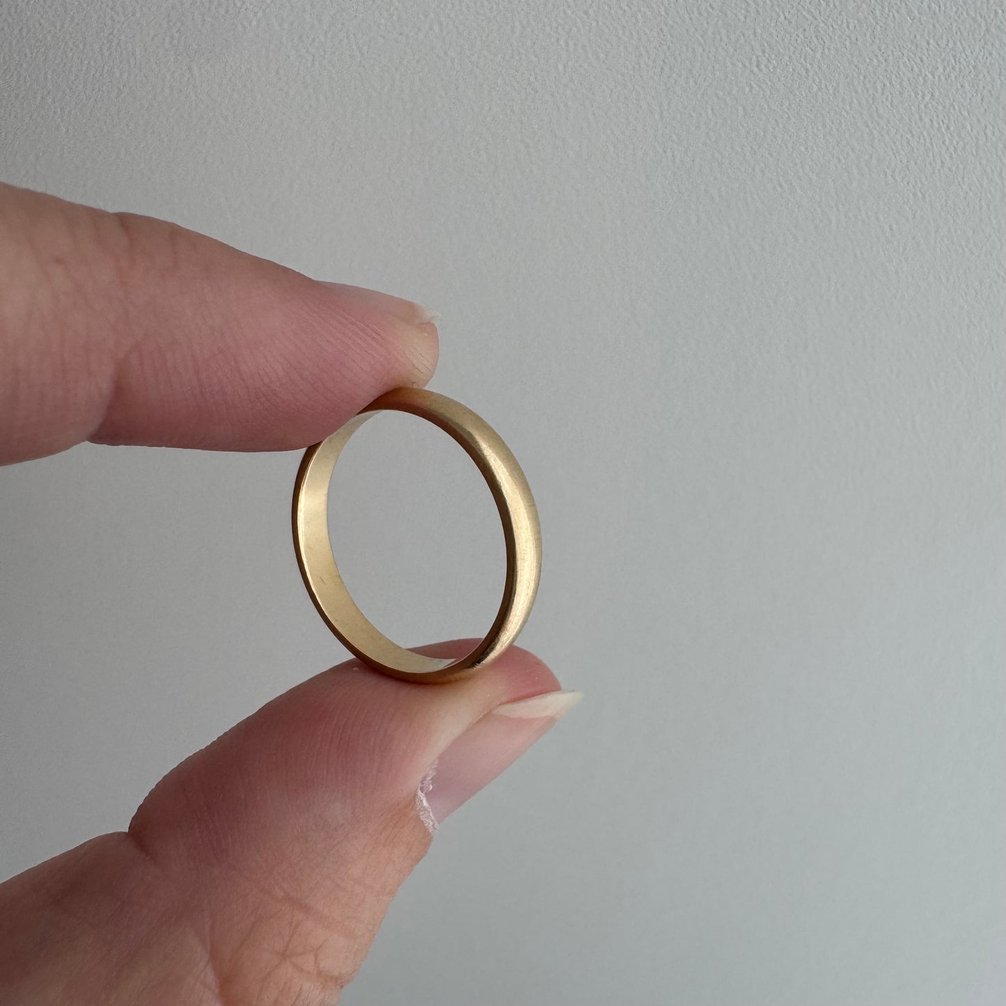 reimagined V I N T A G E // star story / 14k 2.9mm band with three new star-set diamonds / size 5.5