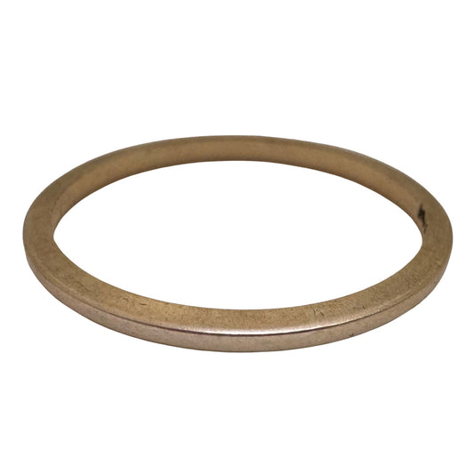 V I N T A G E // stack topper / 14k yellow gold half-ish skinny band / size 6.5