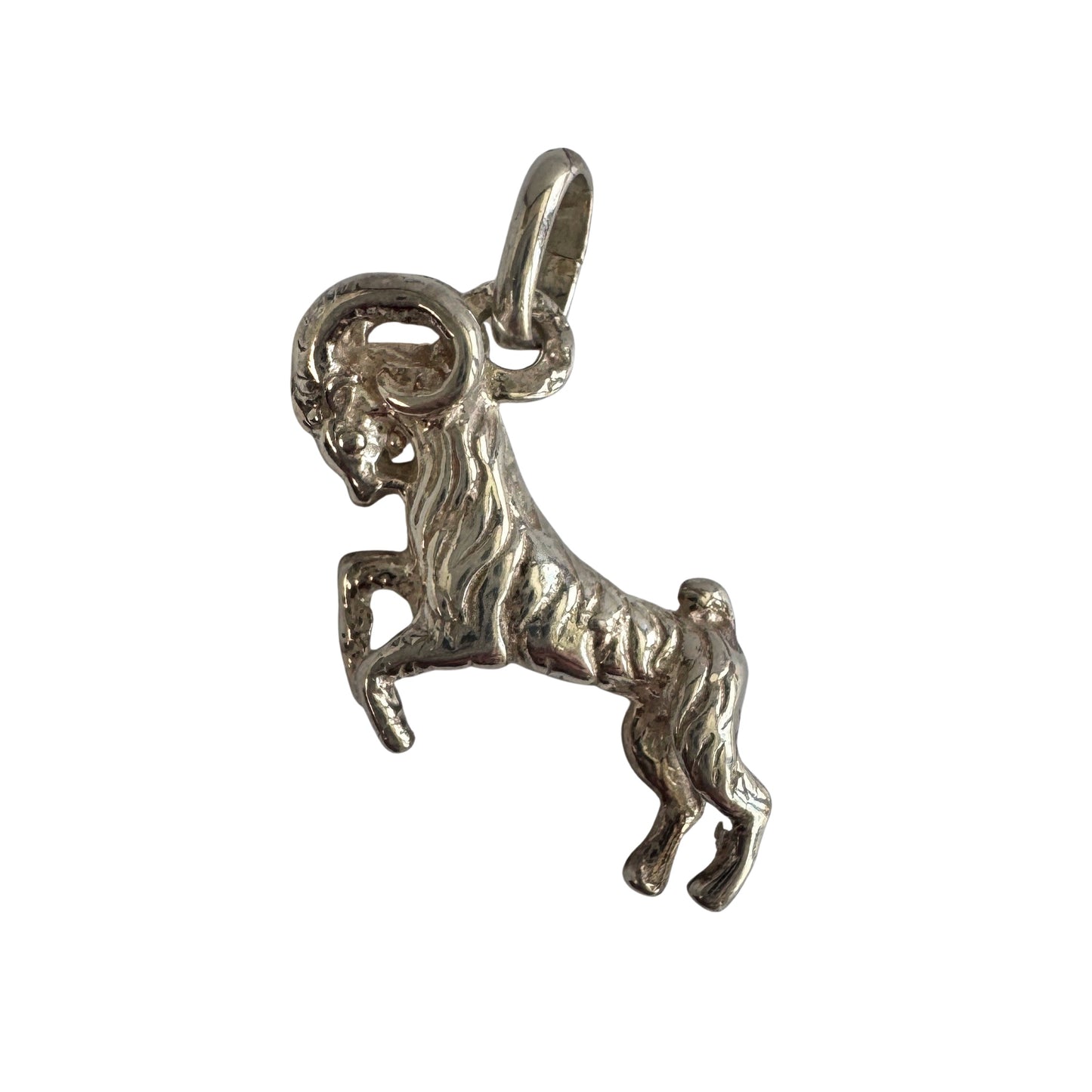 V I N T A G E // ram on the move / sterling silver figural ram / a pendant