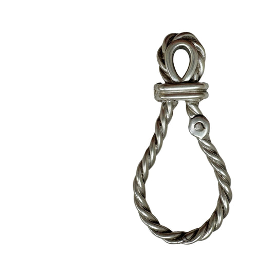V I N T A G E // creative connector / sterling silver large carabiner / a clasp or pendant holder