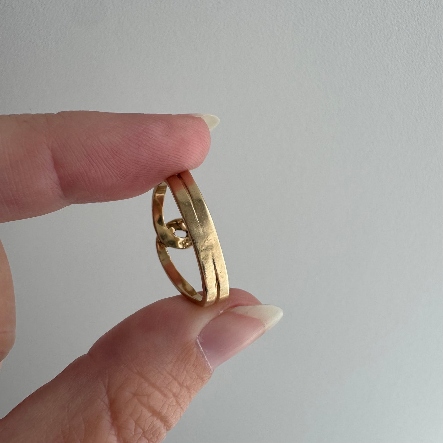 reimagined V I N T A G E // star story / 14k linked band with 16 new star-set diamonds / size 8-8.25