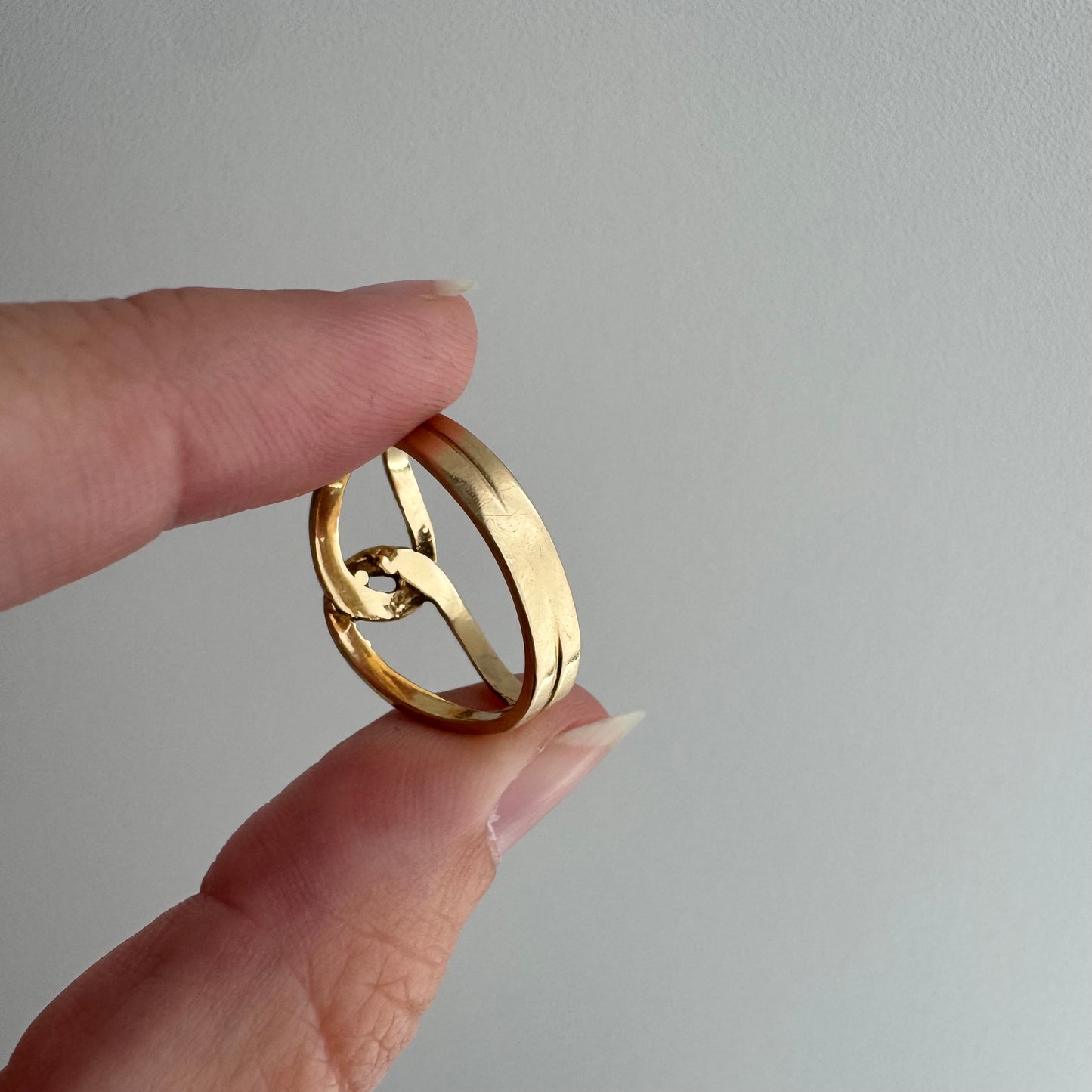 reimagined V I N T A G E // star story / 14k linked band with 16 new star-set diamonds / size 8-8.25