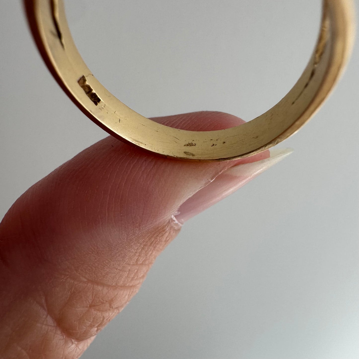 reimagined V I N T A G E // star story / 14k linked band with 16 new star-set diamonds / size 8-8.25