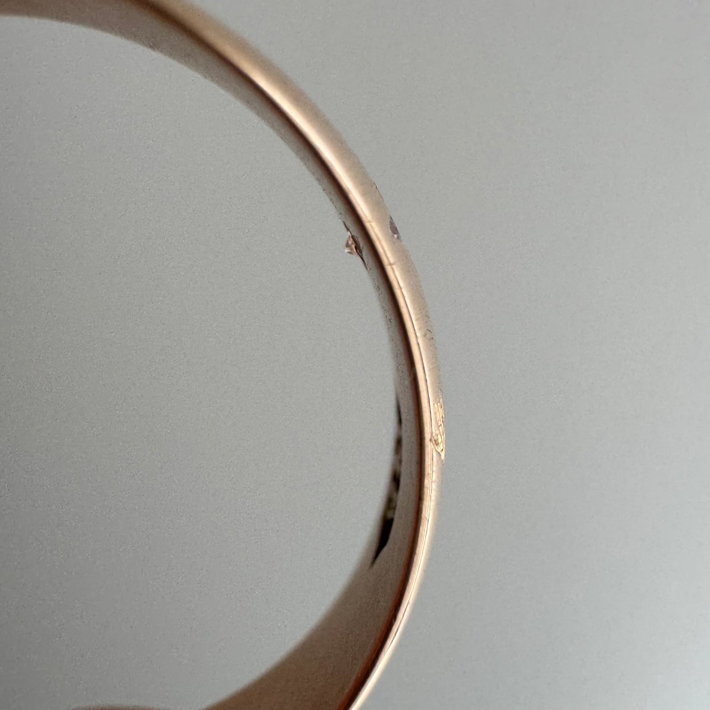 reimagined A N T I Q U E // the best witch / 14k rose gold and diamond starburst almost eternity band with a witch flying on a broom / size 11ish