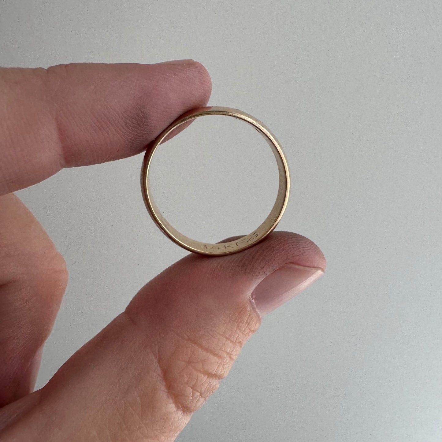 reimagined V I N T A G E // star story / 14k 4.1mm wide band with five new star-set diamonds / size 7 to 7.75