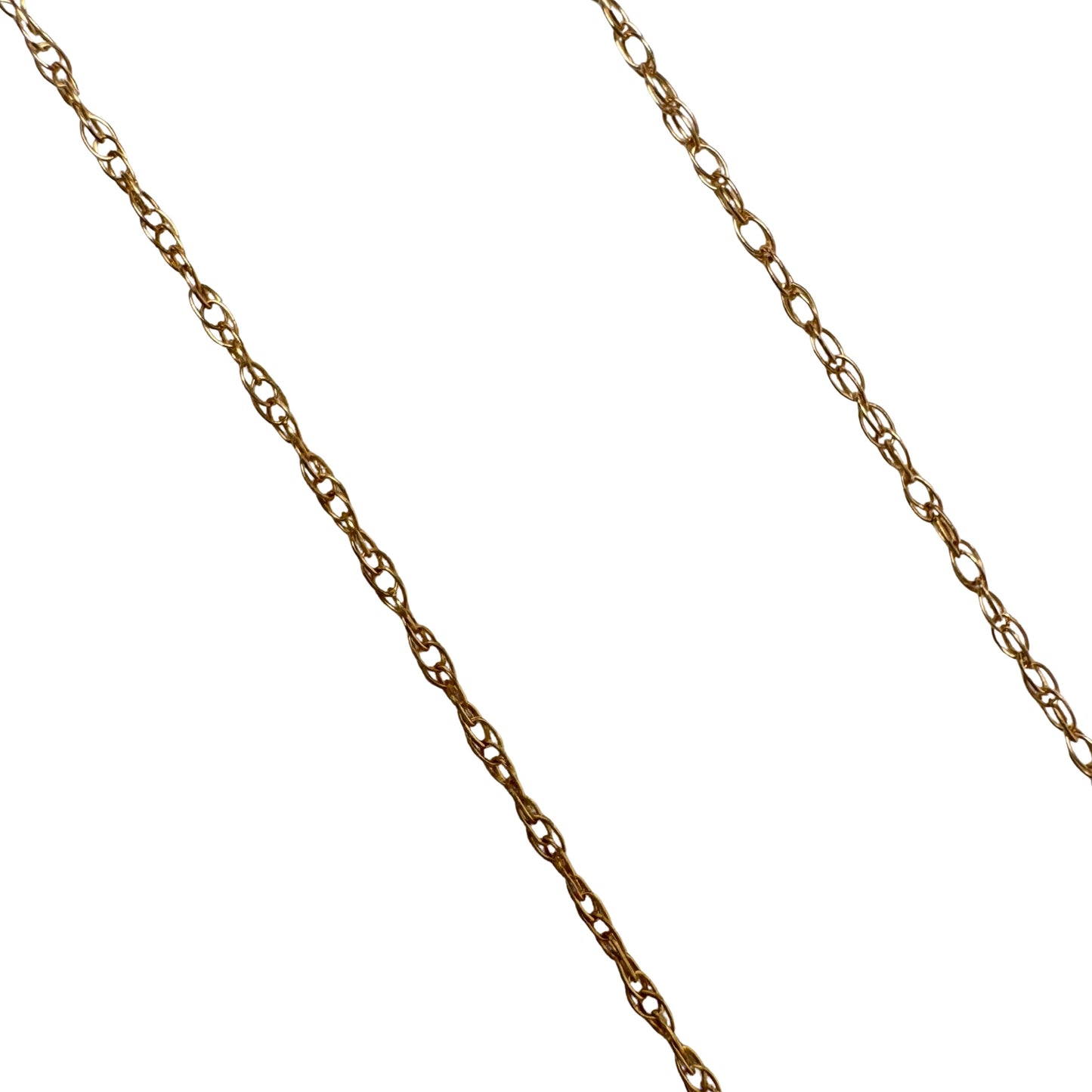 V I N T A G E // barely there / 14k super dainty loose rope chain / 18", 0.5g