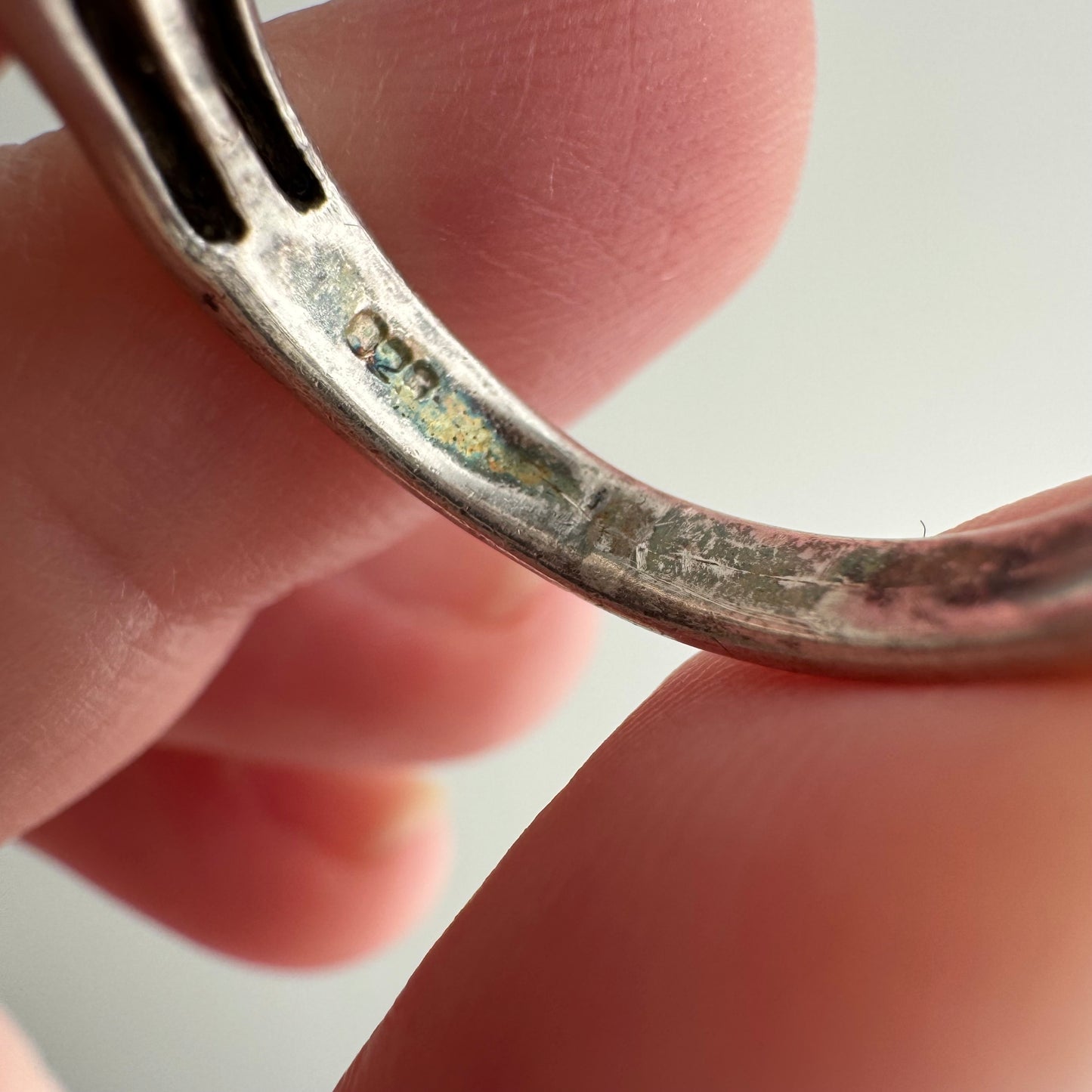 V I N T A G E // medusa's hair / sterling silver snake tangle ring / size 6.5