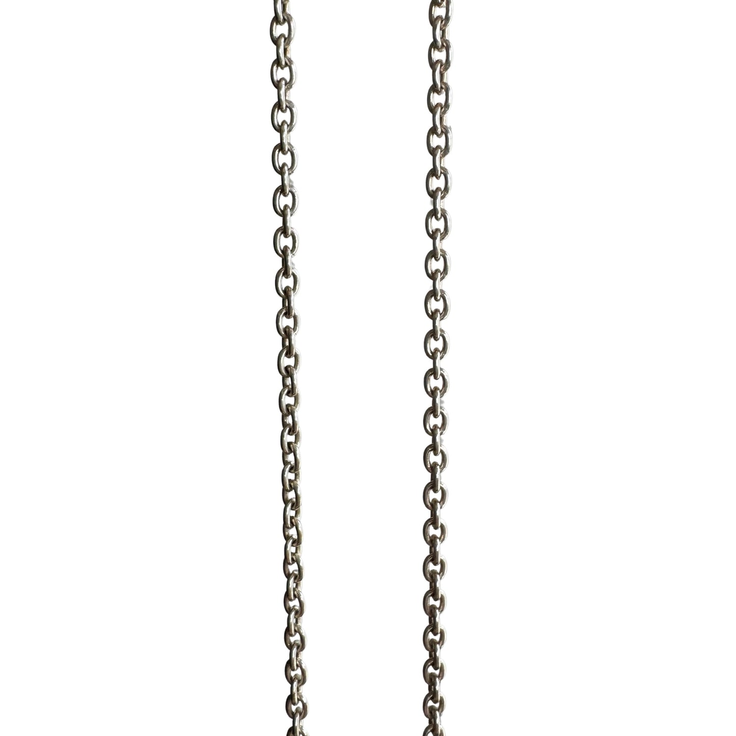 V I N T A G E // perfect cable / sterling silver dainty sturdy cable chain necklace / 20"