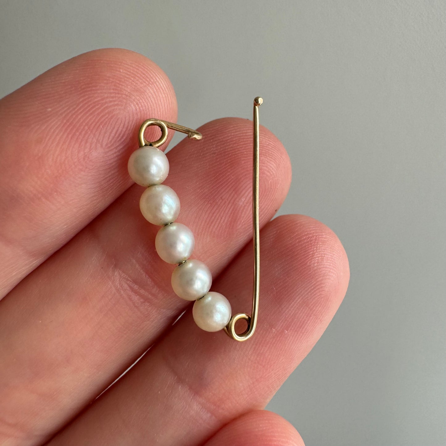 V I N T A G E // pearl versatility / 14k and pearl strand shortener / a connector