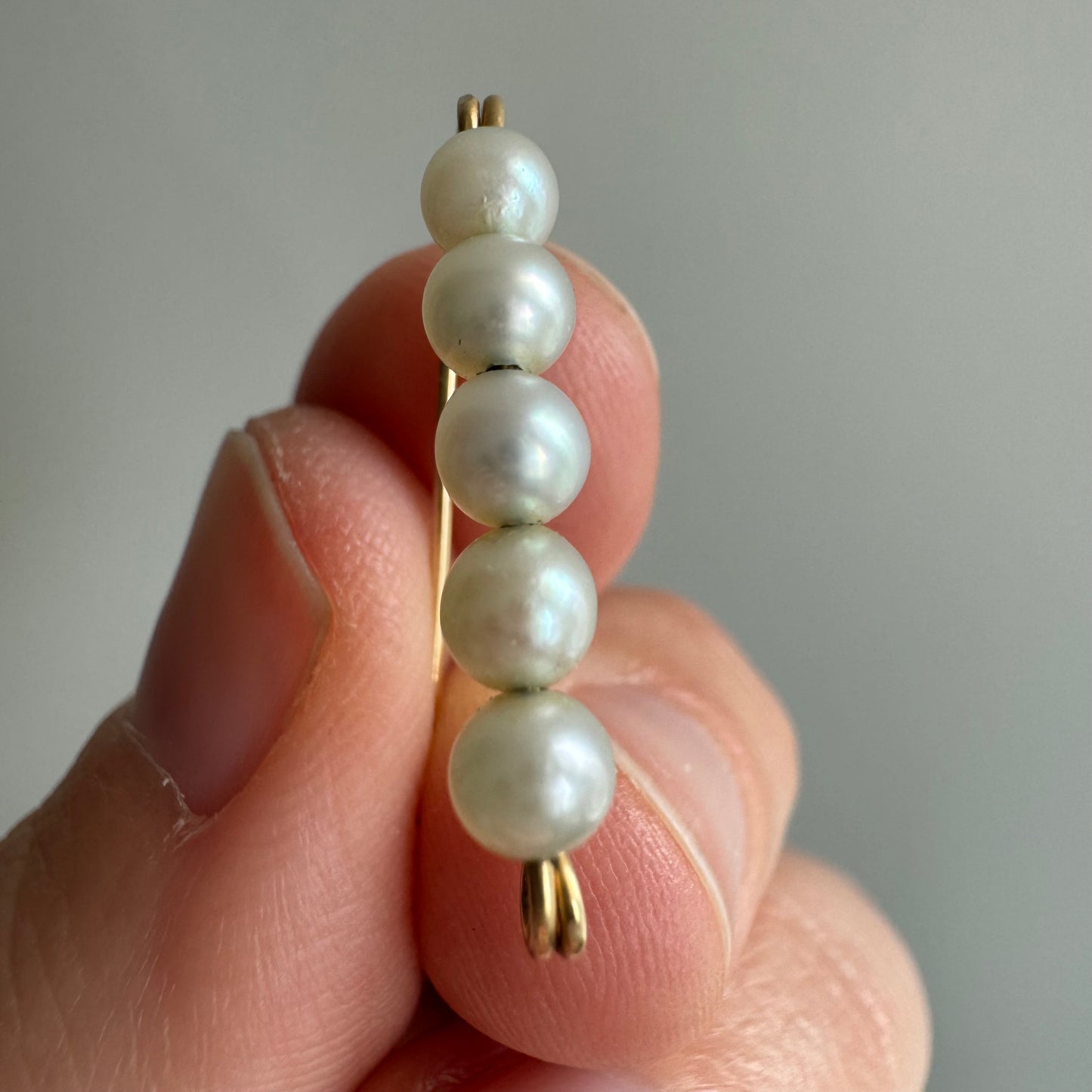 V I N T A G E // pearl versatility / 14k and pearl strand shortener / a connector