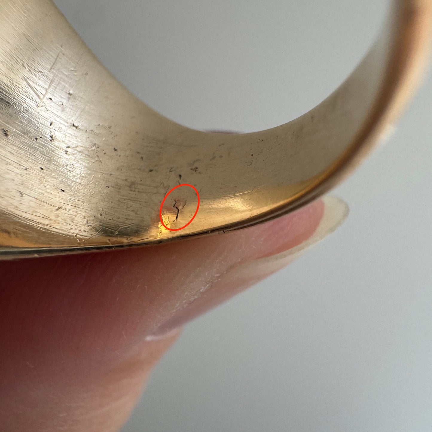 reimagined V I N T A G E // letting go / 10k gold signet with newly engraved dandelion and diamond / size 6.5