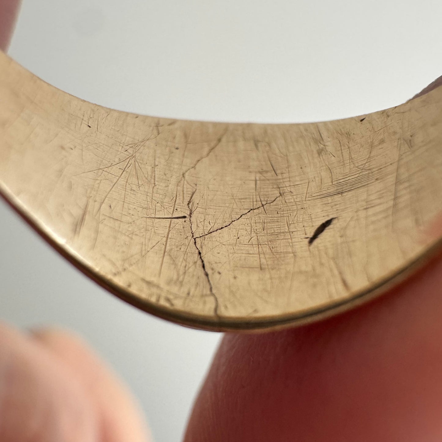 reimagined V I N T A G E // the best witch / 10k yellow gold and diamond witch signet ring / size 7 to 7.5