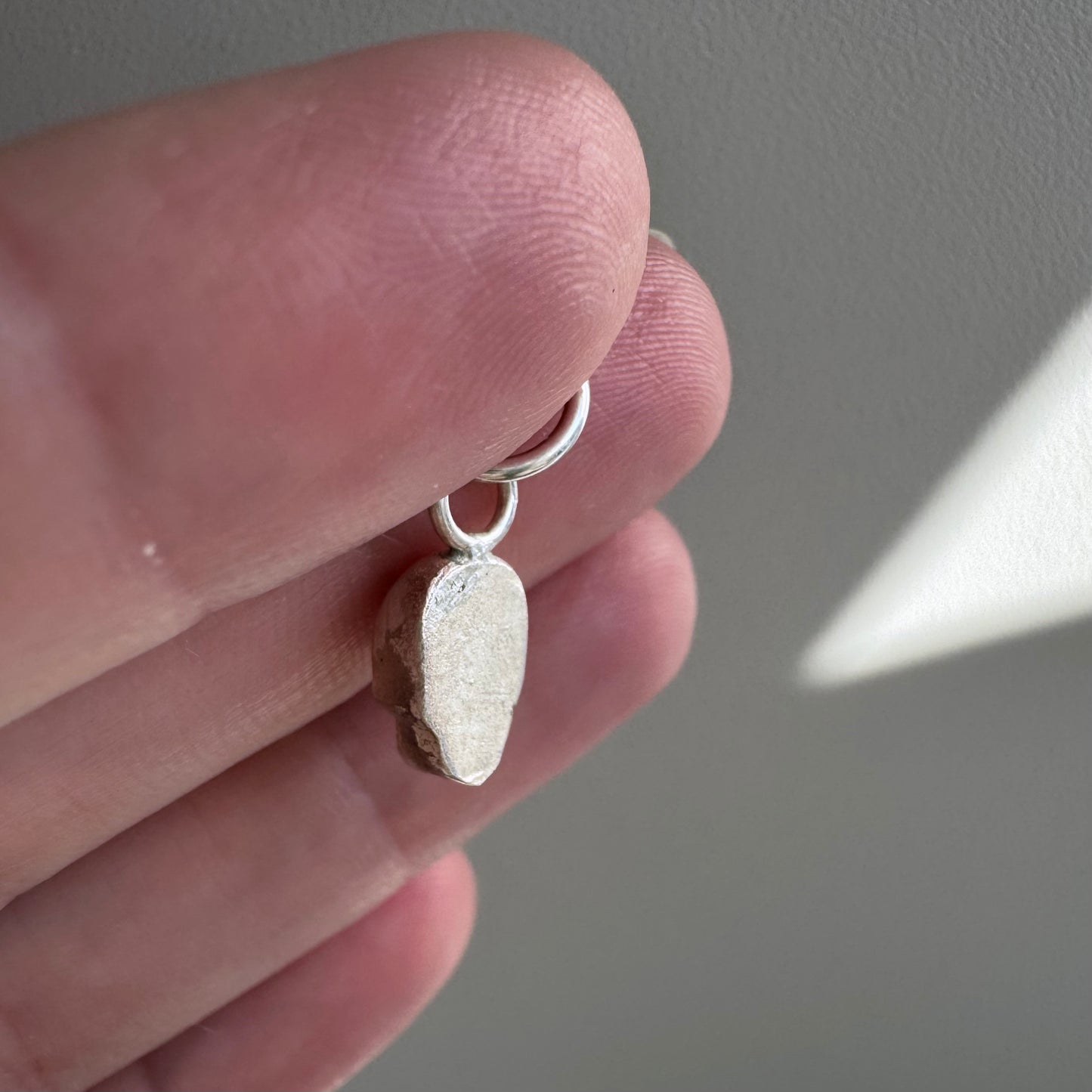 N E W // memento mori grin / sterling silver dainty skull pendant or charm