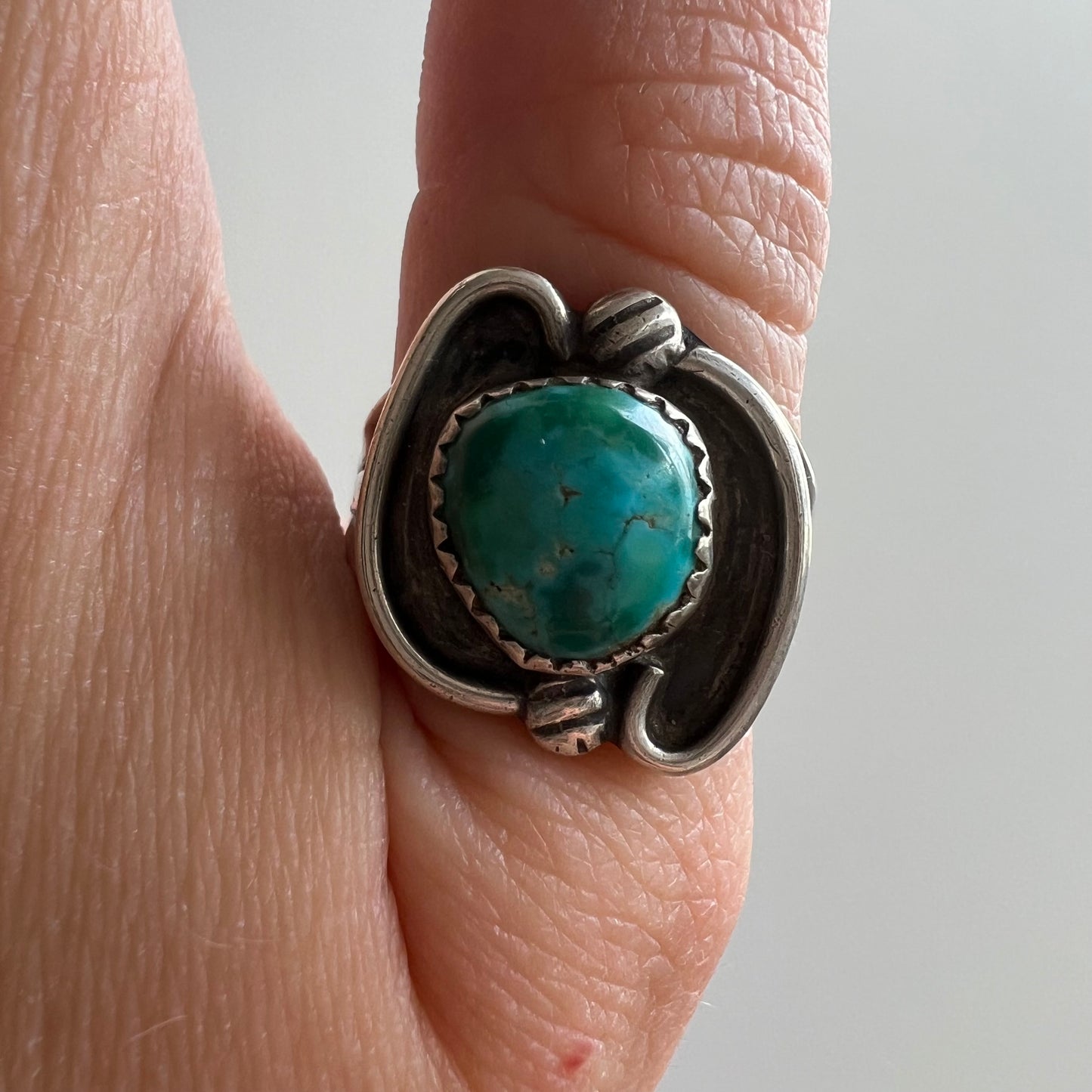 V I N T A G E // sterling silver rings by style and price / artist made turquoise rings / $88 each