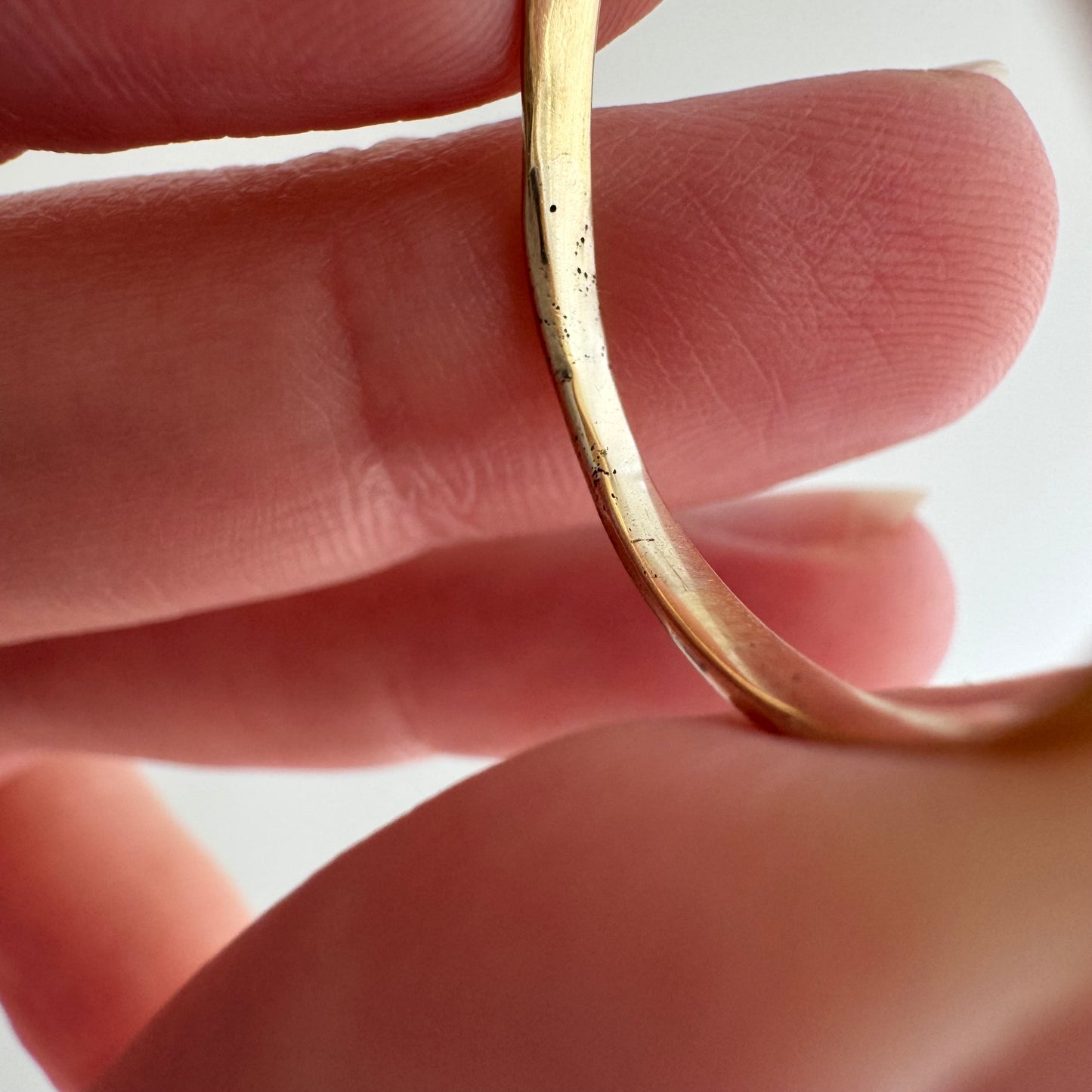 reimagined V I N T A G E // treasure seeker / 10k yellow and white gold signet with new crow engraving and diamond / size 8.75