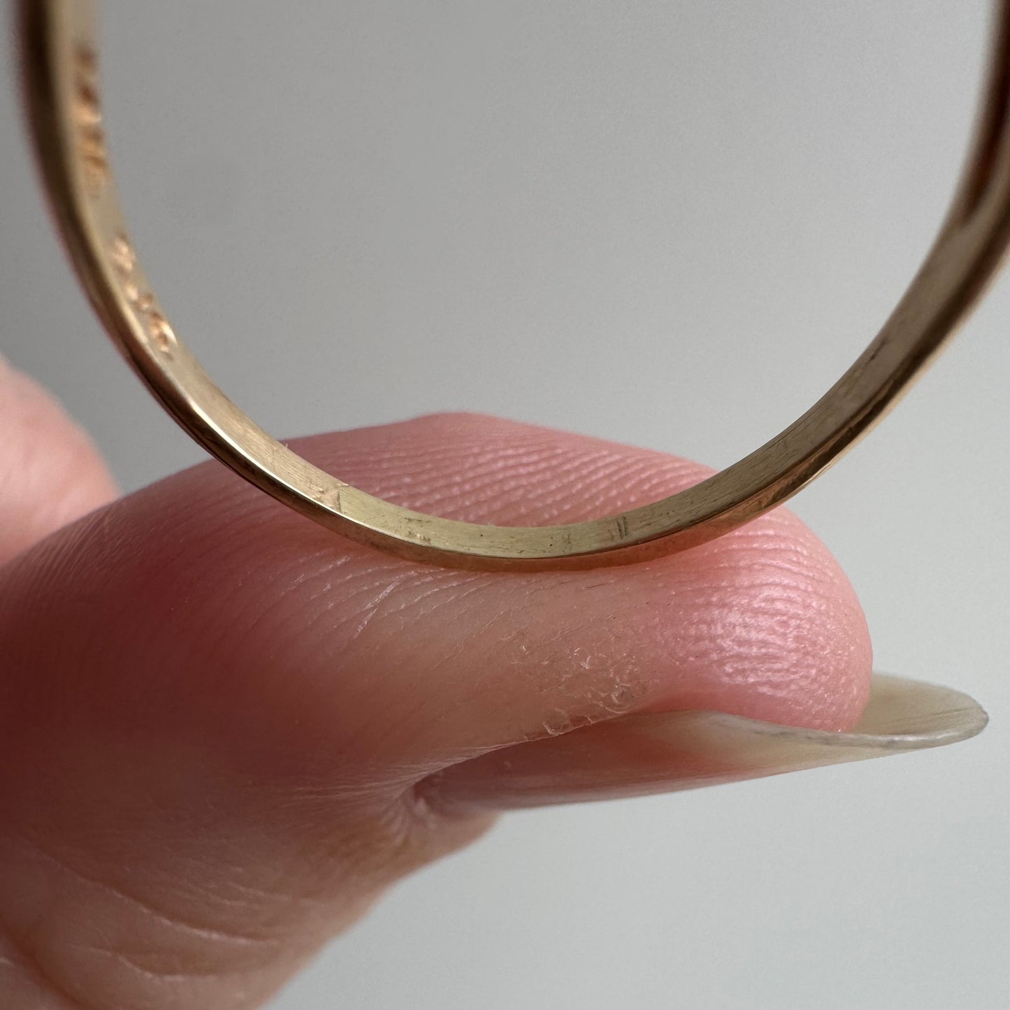 reimagined V I N T A G E // memento mori / 14k and diamond skull stacking ring / size 6.75