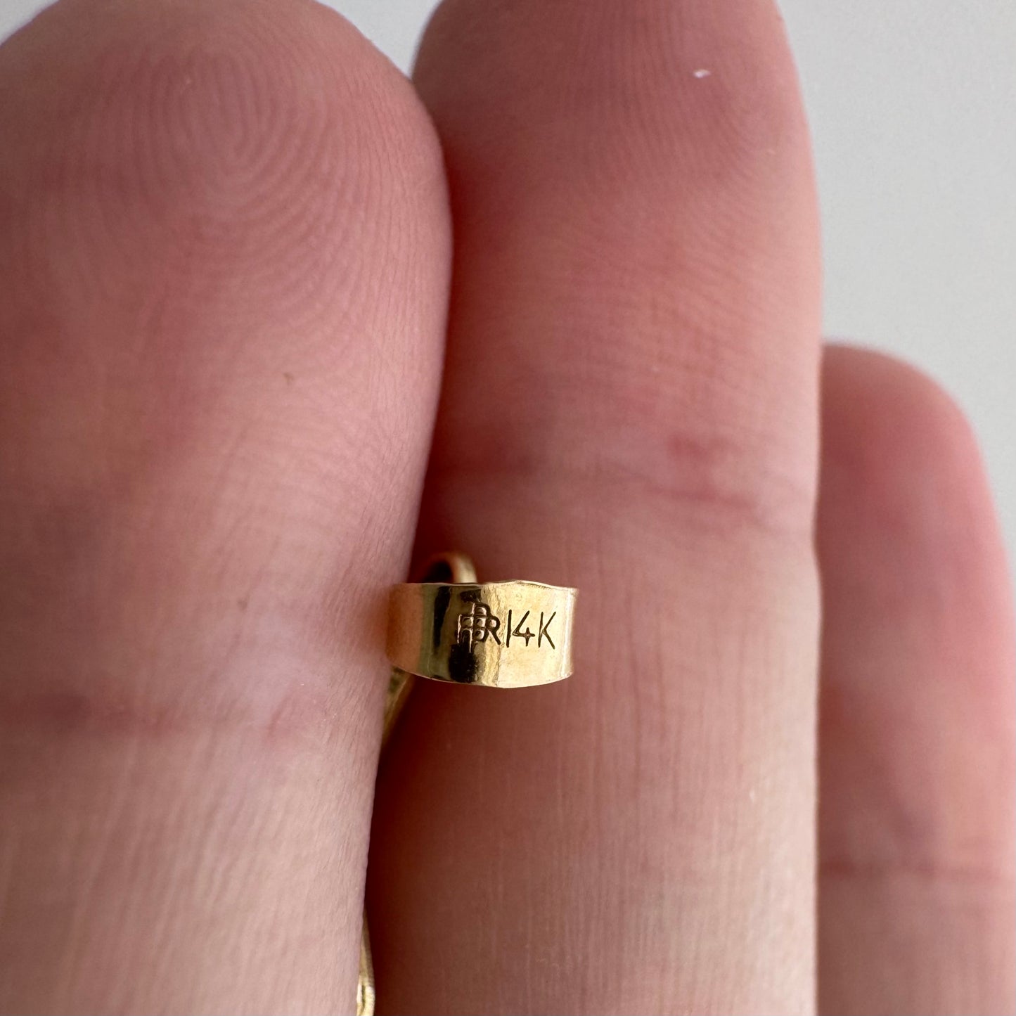 V I N T A G E / significant hexagram / 14k yellow braided Star of David / a pendant