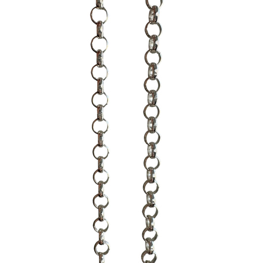 P R E - L O V E D // regal rolo / sterling silver rolo pendant chain / 30", 9g