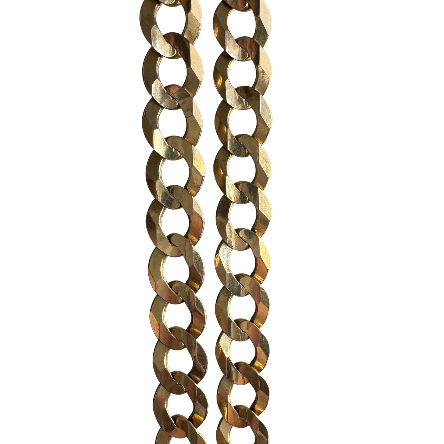 P R E - L O V E D // one and done chain collection / 14k flat wide curb chain / 22.25", 48g